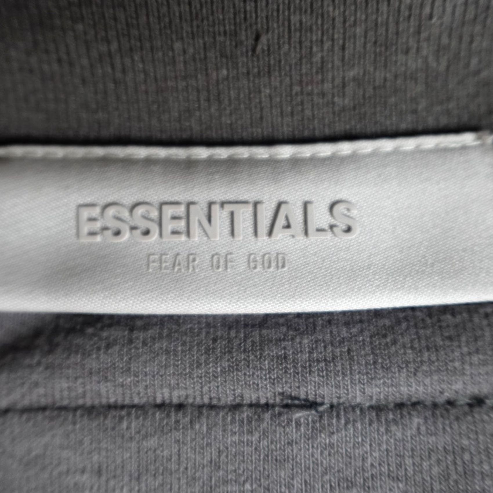 Fear of God Fear of God Essentials Polo Shirt XL Gray Solid Terry Cotton Blend Button-Down Collar Mens Polo Shirt Size US XL / EU 56 / 4 - 7 Thumbnail