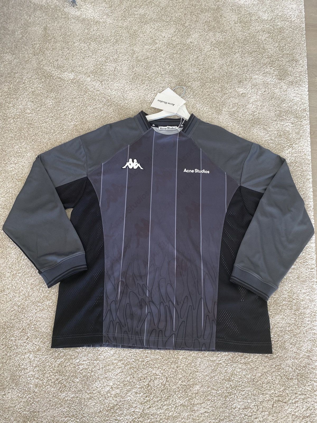 Acne Studios Acne Studio x Kappa long sleeve t-shirt in black Size US M / EU 48-50 / 2 - 1 Thumbnail