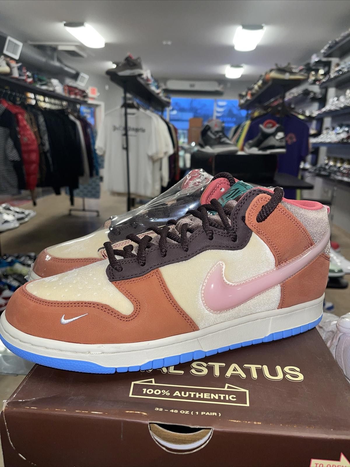 Nike Dunk Mid Social Status Chocolate Milk | Size 11 | DJ1173-700 Size US 11 / EU 44 - 1 Thumbnail