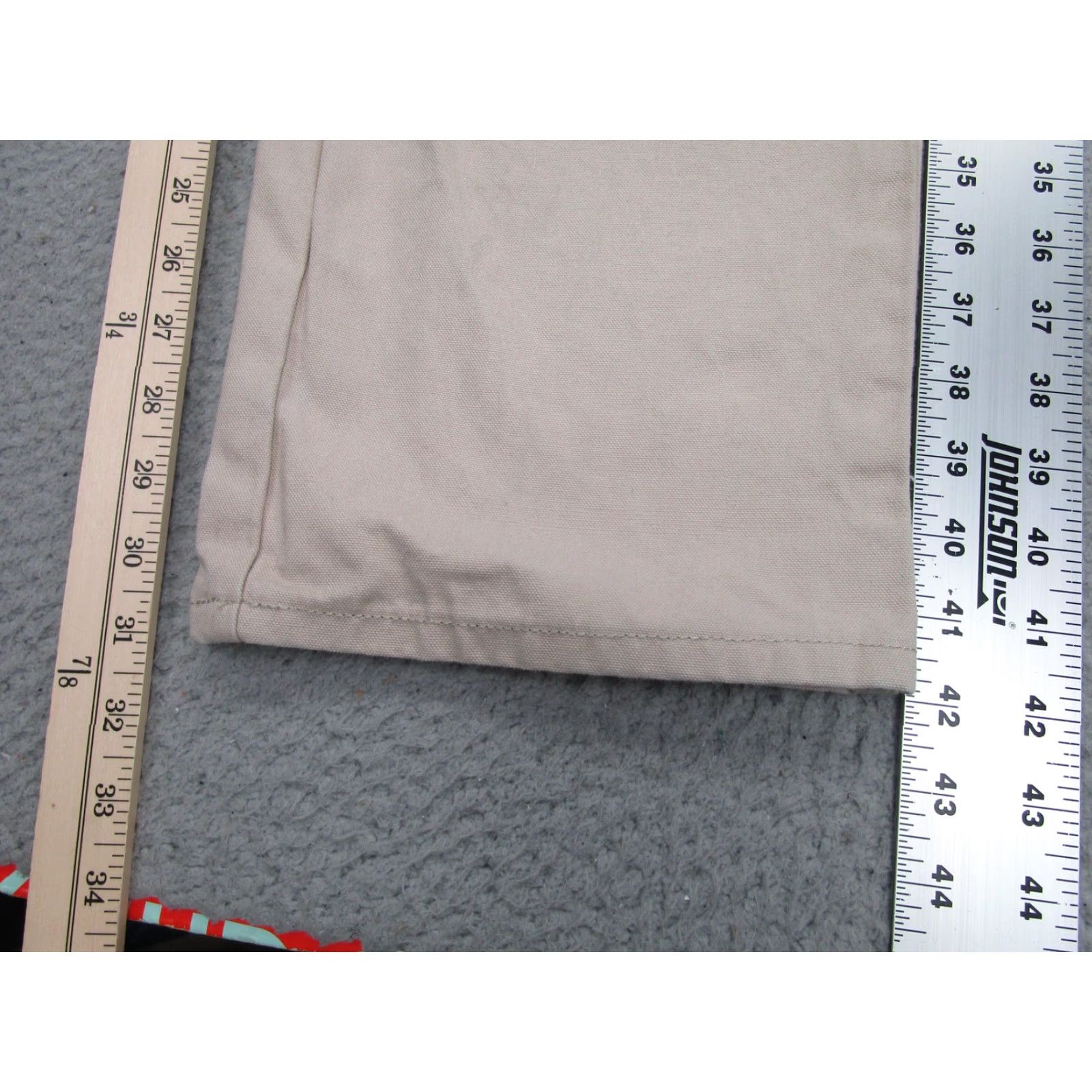 Daily Paper Daily Paper Pants Mens Small Beige Carpenter Workwear Utility Reinforced Knees Canvas Cotton Size US 29 - 2 Thumbnail