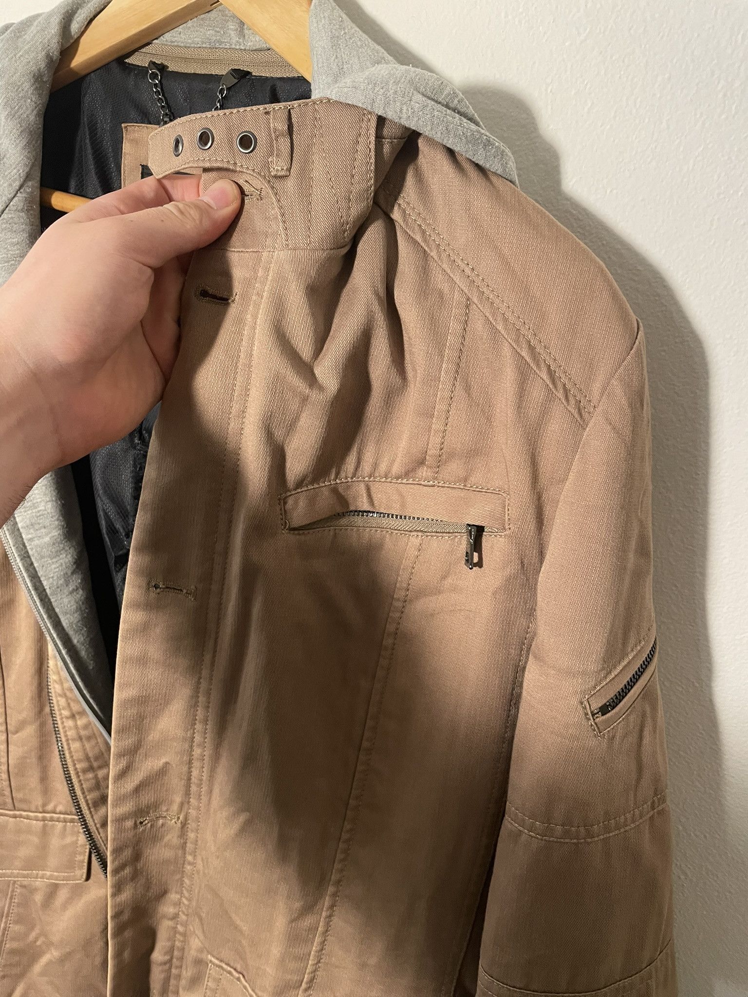 Other Politix jacket, beige with removable hoodie Size US M / EU 48-50 / 2 - 2 Thumbnail