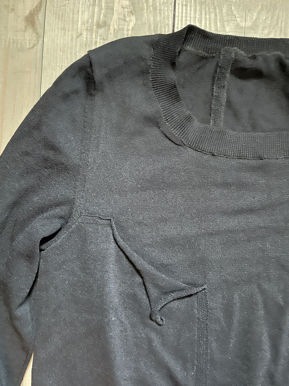 Yohji Yamamoto Yohji Yamamoto Sample distressed asymmetrical knit Size US S / EU 44-46 / 1 - 4 Thumbnail