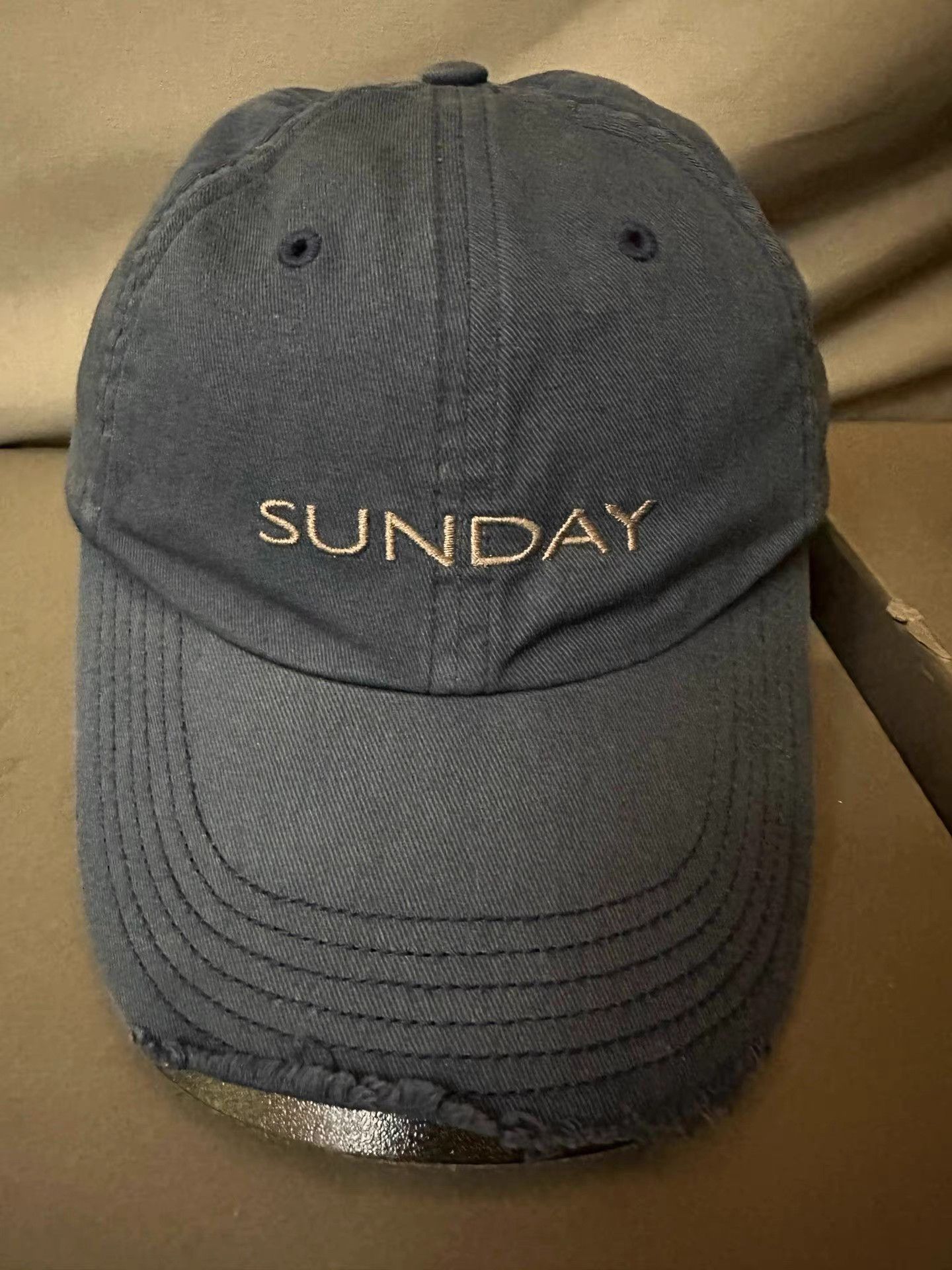Vetements Vetements 18AW Sunday Distressed Cap Size ONE SIZE - 4 Thumbnail