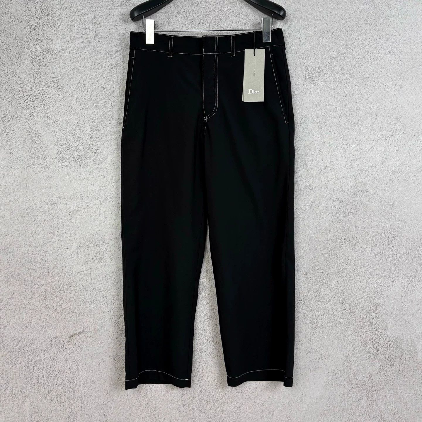 Dior Dior Black Stitch Casual Suit Pants Size US 30 / EU 46 - 1 Thumbnail
