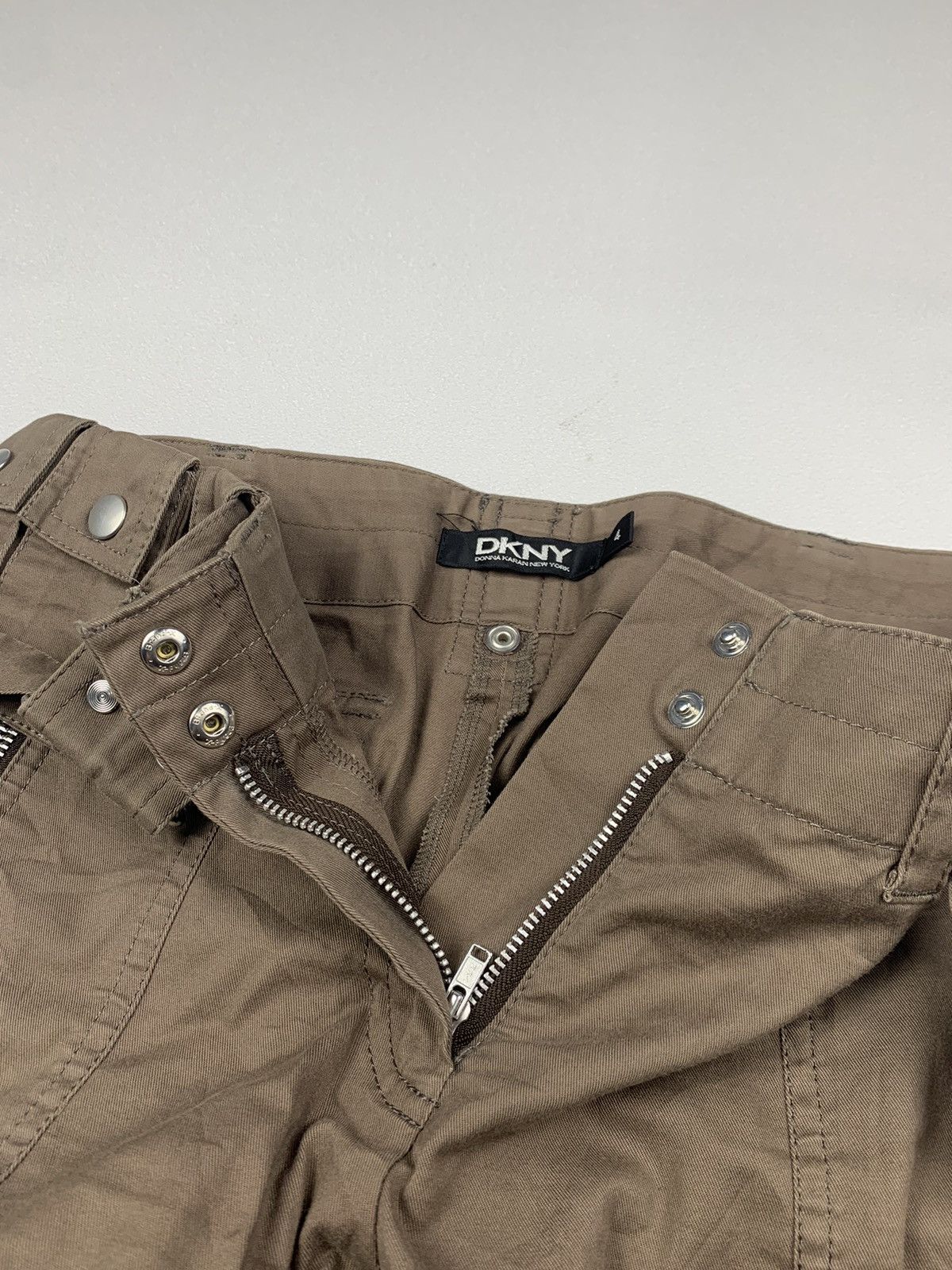 If Six Was Nine Dkny Belt BotCut Pants Size 28" / US 6 / IT 42 - 13 Thumbnail