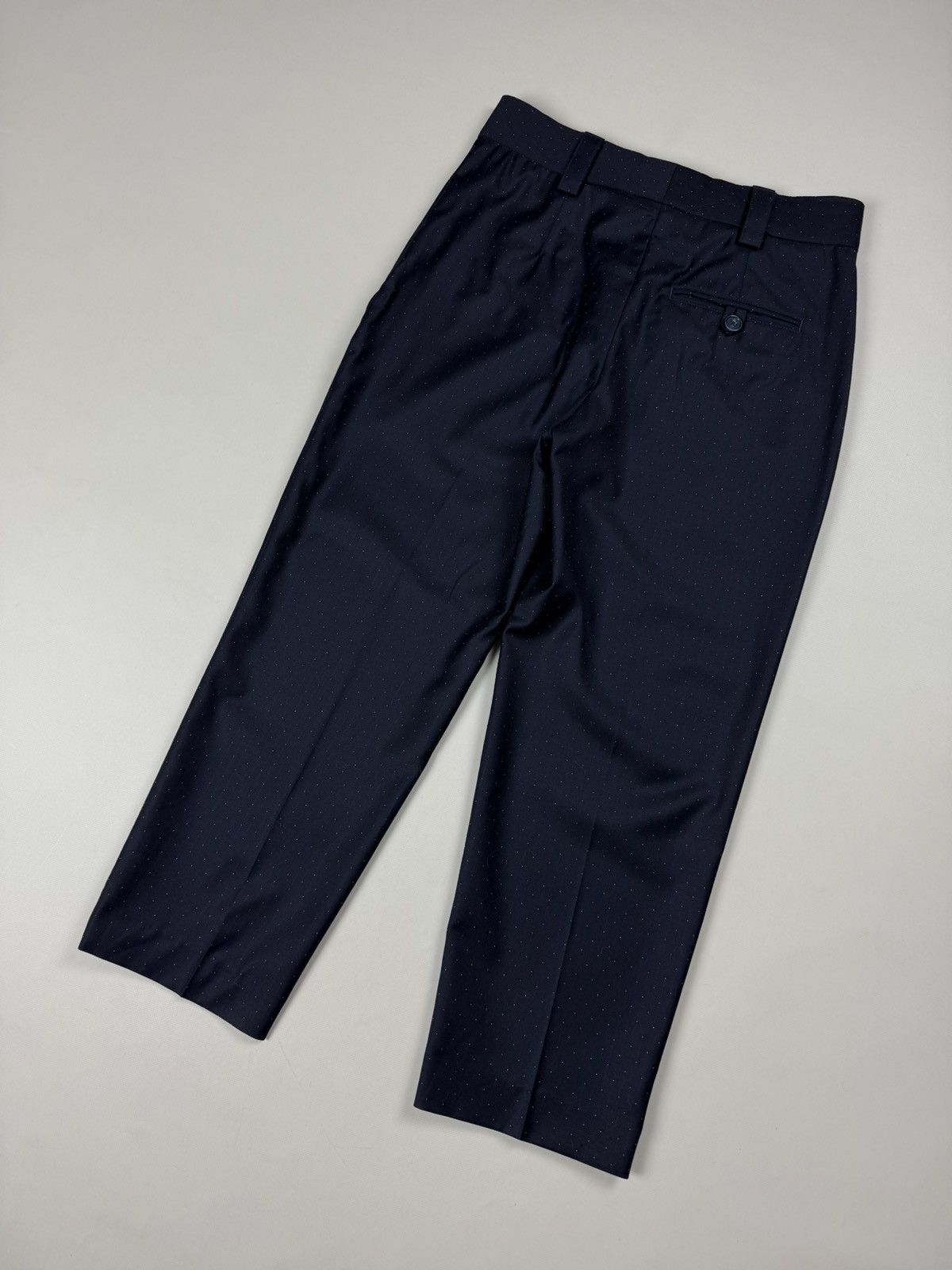 Acne Studios Acne Studios Trea Dot Suit Cropped Wool Dress Pants Trousers Size 25" / US 0 / IT 36 - 20 Thumbnail