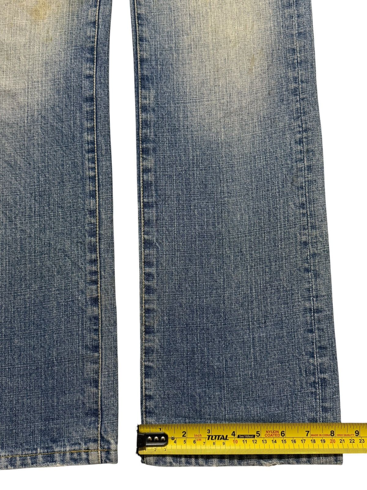 Global Work Vintage Y2K Japanese Global Work Mud Wash Distress Straight Size US 32 / EU 48 - 14 Thumbnail