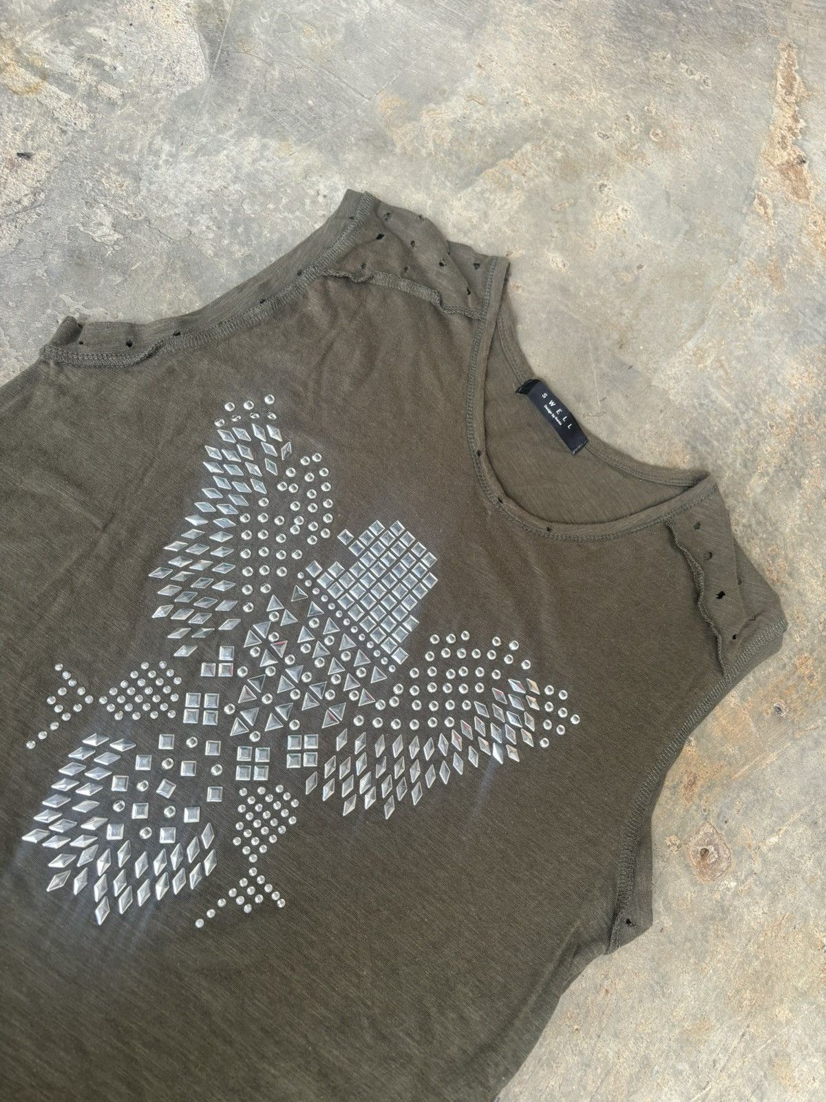 Hysteric Glamour Distressed Swell Punk Style Beater Size US M / EU 48-50 / 2 - 4 Thumbnail
