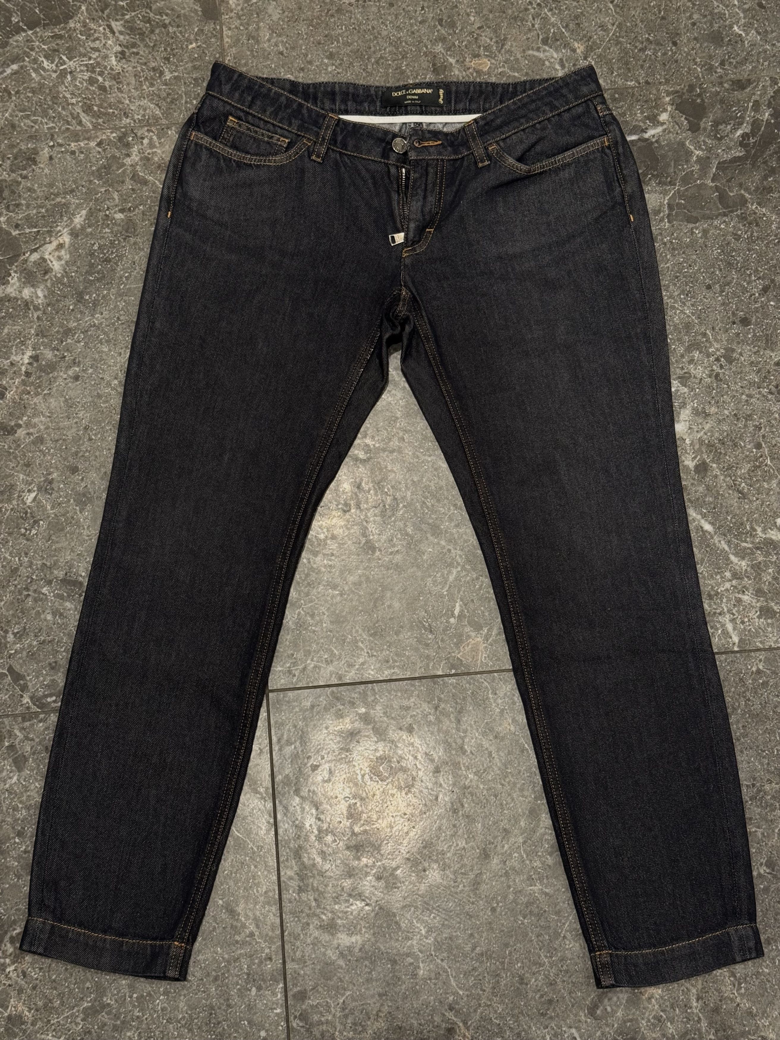 Dolce & Gabbana Dolce & Gabbana Dark Wash Jeans - Italian Denim Size 28" / US 6 / IT 42 - 1 Thumbnail