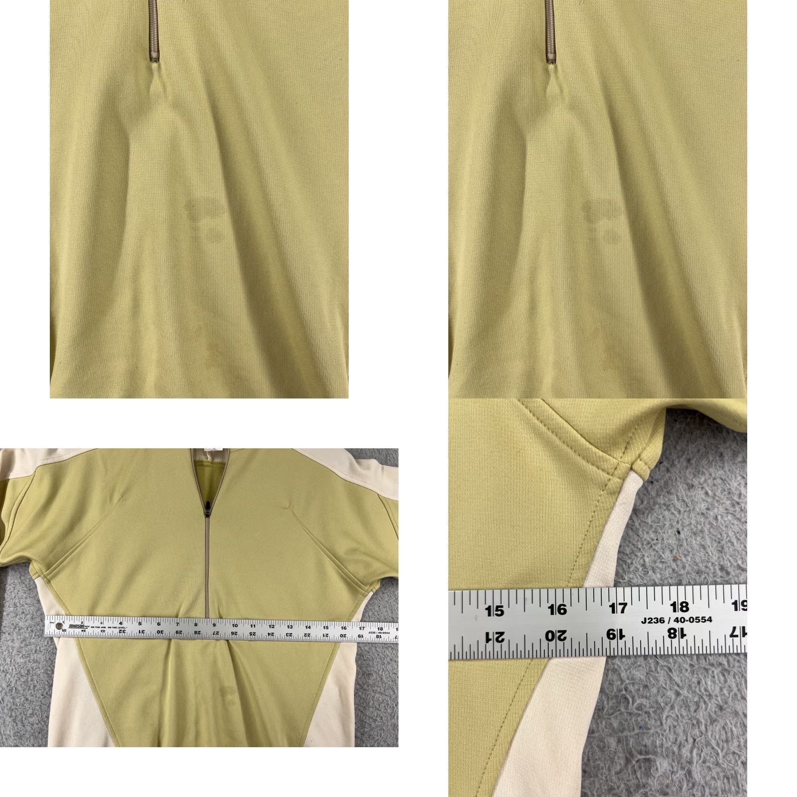 Patagonia Patagonia Sweater Womens Small Yellow 1/4 Zip Mock Neck Polyester Knit Pullover Casual Fall Winter Womens Size S / US 4 / IT 40 - 8 Thumbnail