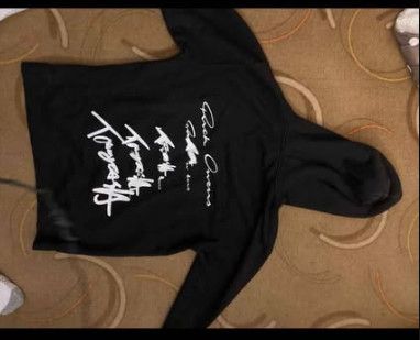Rick Owens Rick Owens x Tommy Cash Black Logo Hoodie Size US M / EU 48-50 / 2 - 2 Thumbnail
