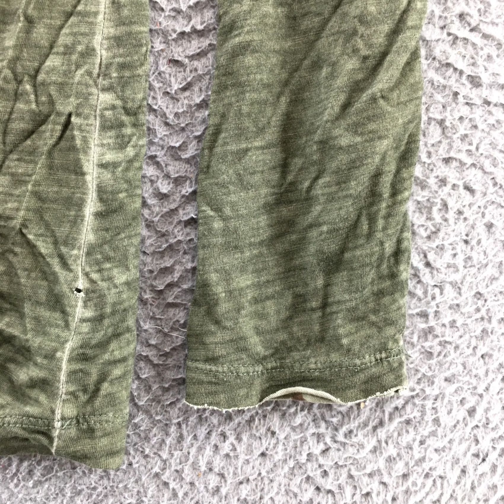 Sanctuary Sanctuary T-Shirt Womens Small Green Long Sleeve Knot Front Pullover Casual Size S / US 4 / IT 40 - 7 Thumbnail