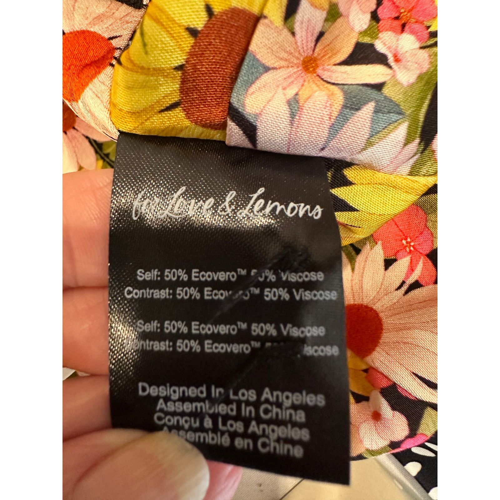 For Love & Lemons For Love & Lemons Daisy Polka Dot Tie Anya Crop Top S Size S / US 4 / IT 40 - 14 Thumbnail
