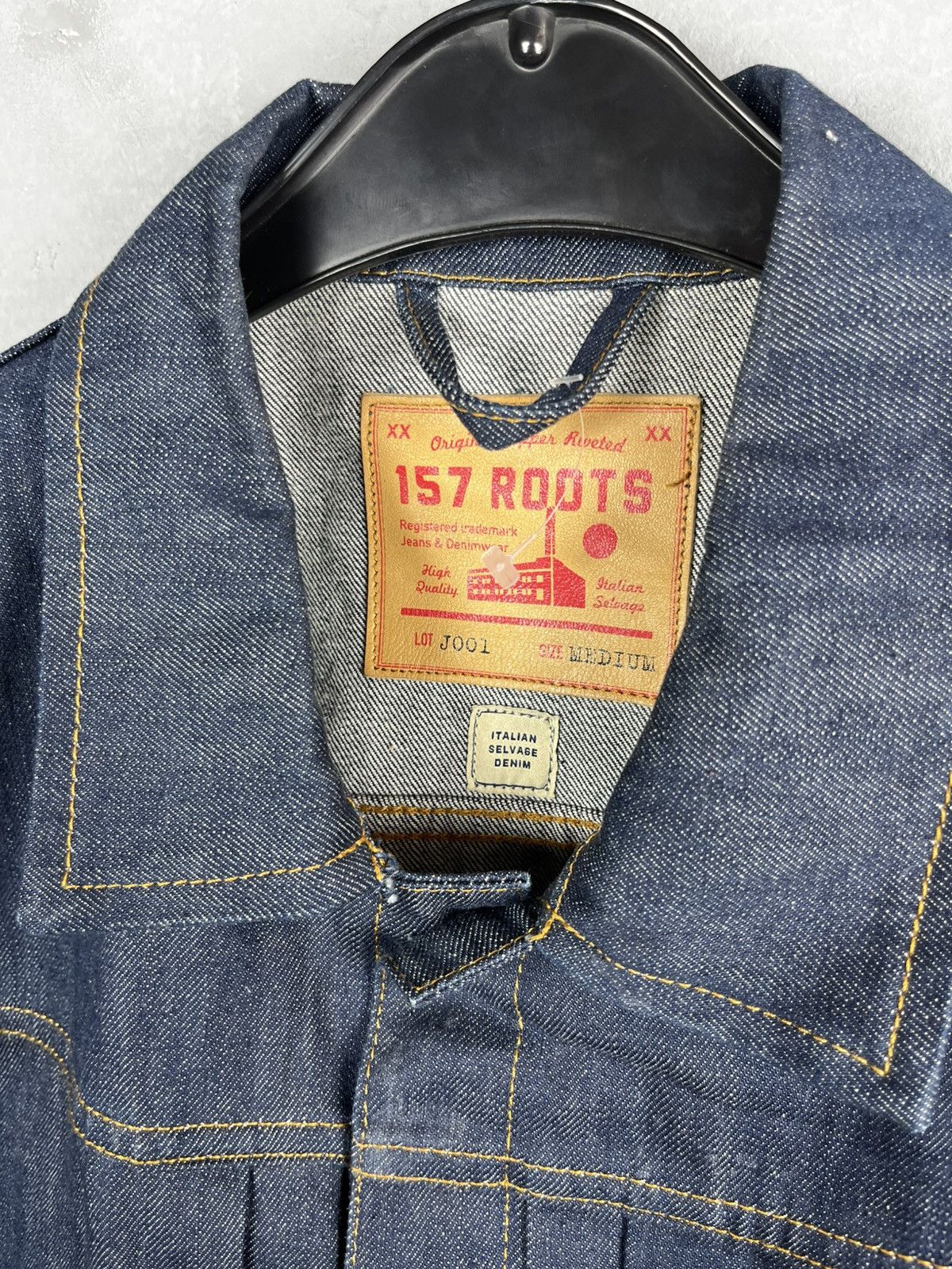 Japanese Brand 157 Roots denim jacket size m Size US M / EU 48-50 / 2 - 3 Thumbnail