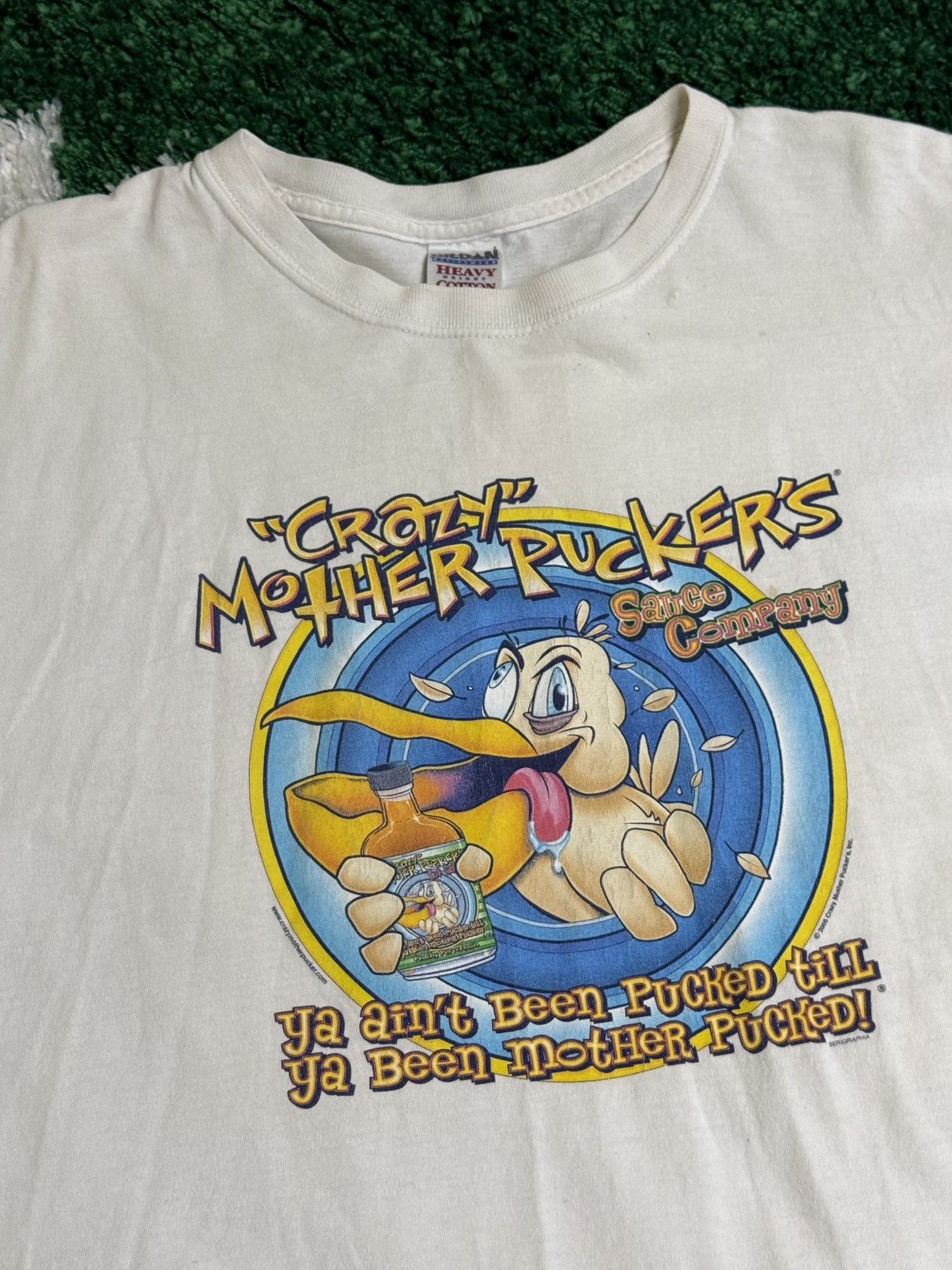 Gildan × Vintage CRAZY Mother Puckers Sauce Company Duck Tee XL Size US XL / EU 56 / 4 - 3 Thumbnail