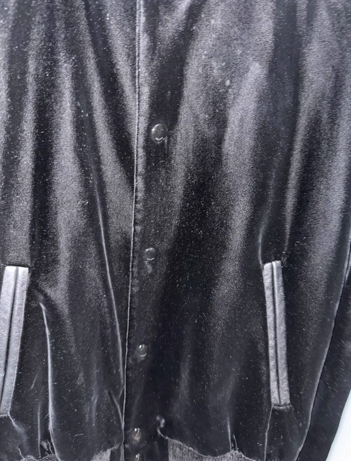 Saint Laurent Paris SLP 19SS Skull & Heart Leather-Paneled Velvet Varsity Jacket Size US S / EU 44-46 / 1 - 3 Thumbnail