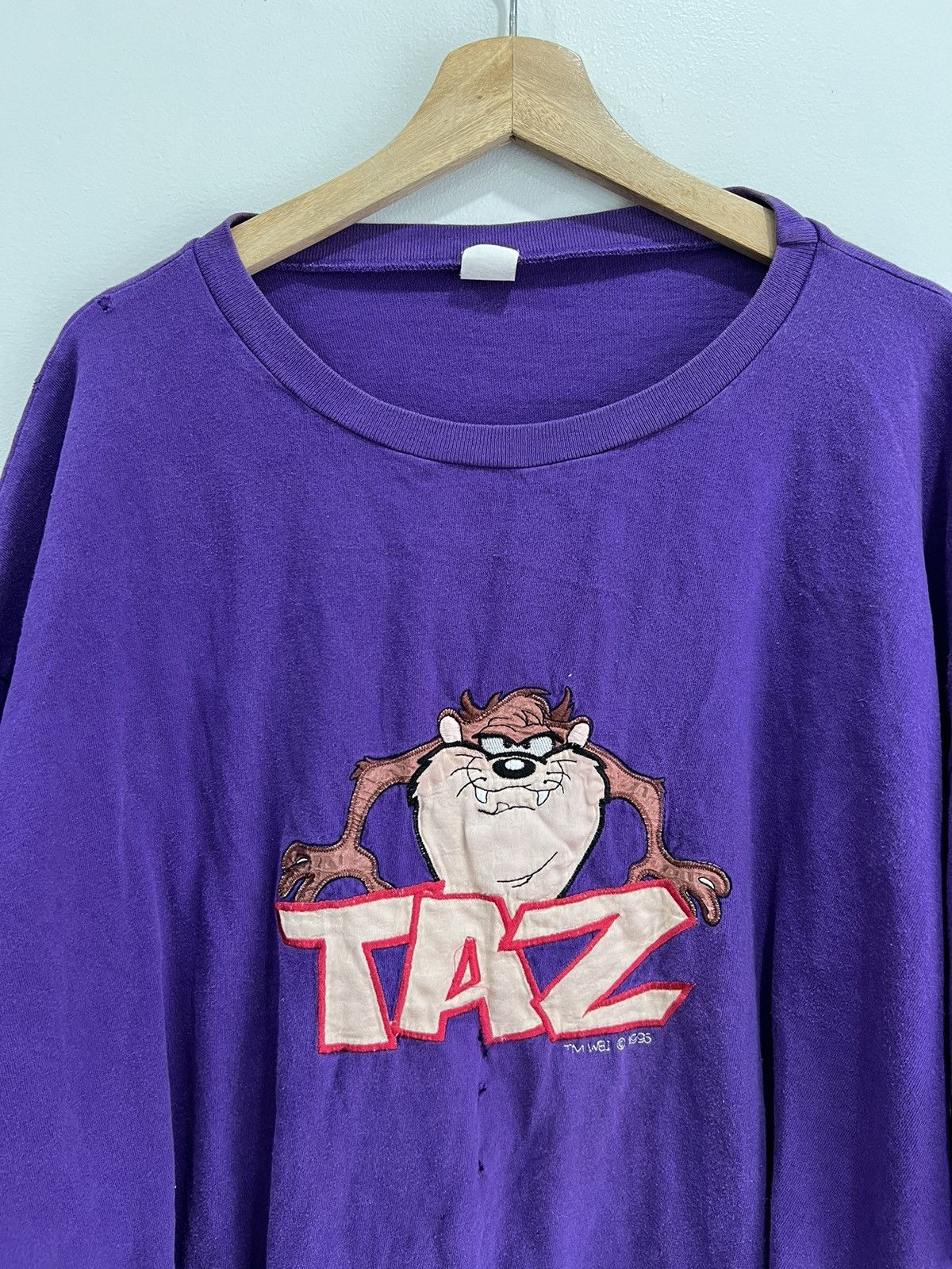 Vintage Vintage Taz Tee Shirt Looney Tunes Size US XXL / EU 58 / 5 - 2 Thumbnail