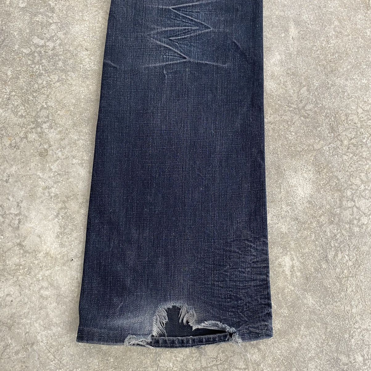 Lee Vintage Lee Faded Black Flared Denim Jeans Size US 34 / EU 50 - 18 Thumbnail