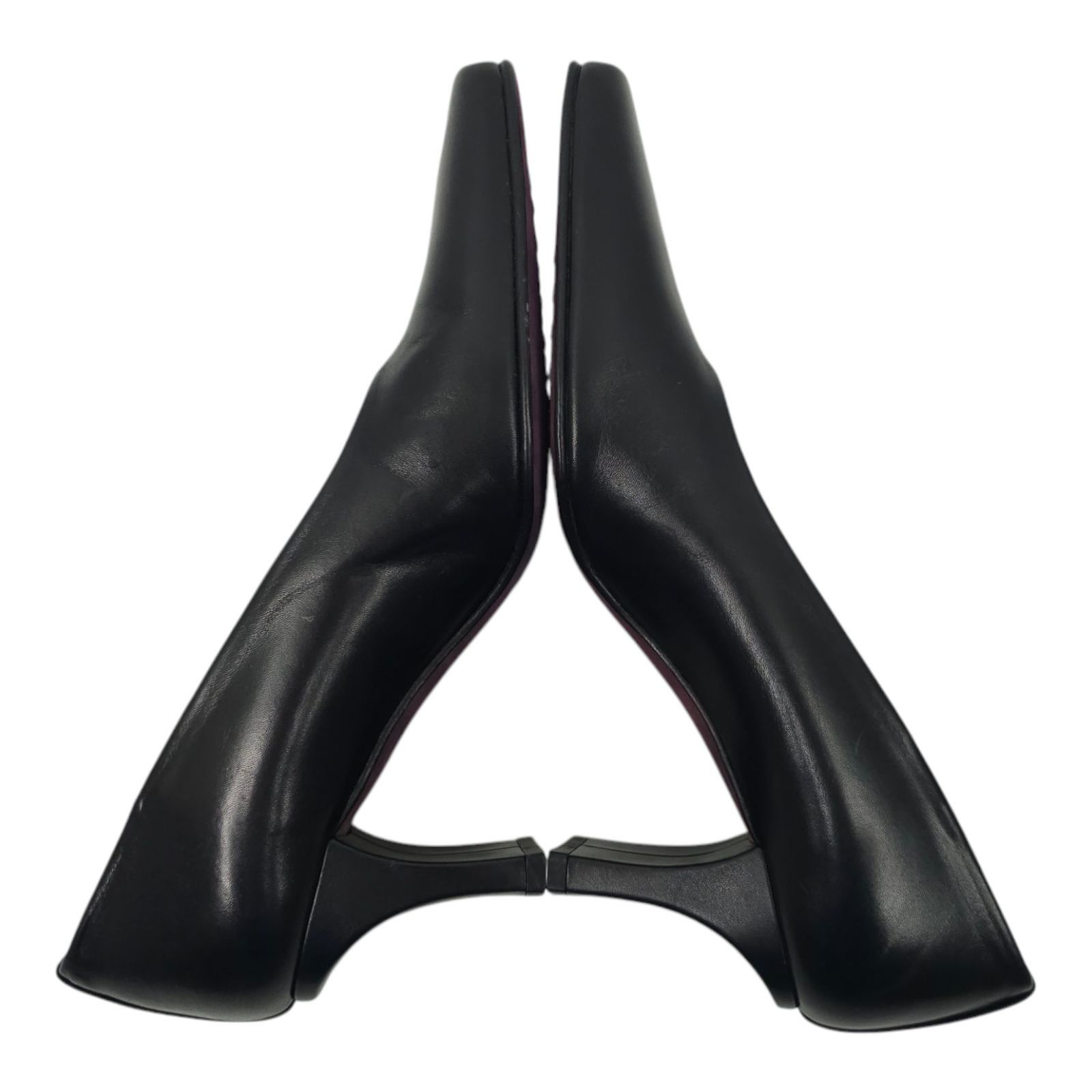 Donald Pliner Donald J Pliner Latara Leather Heels Womens 6.5 M Black Pump Size US 6.5 / IT 36.5 - 9 Thumbnail