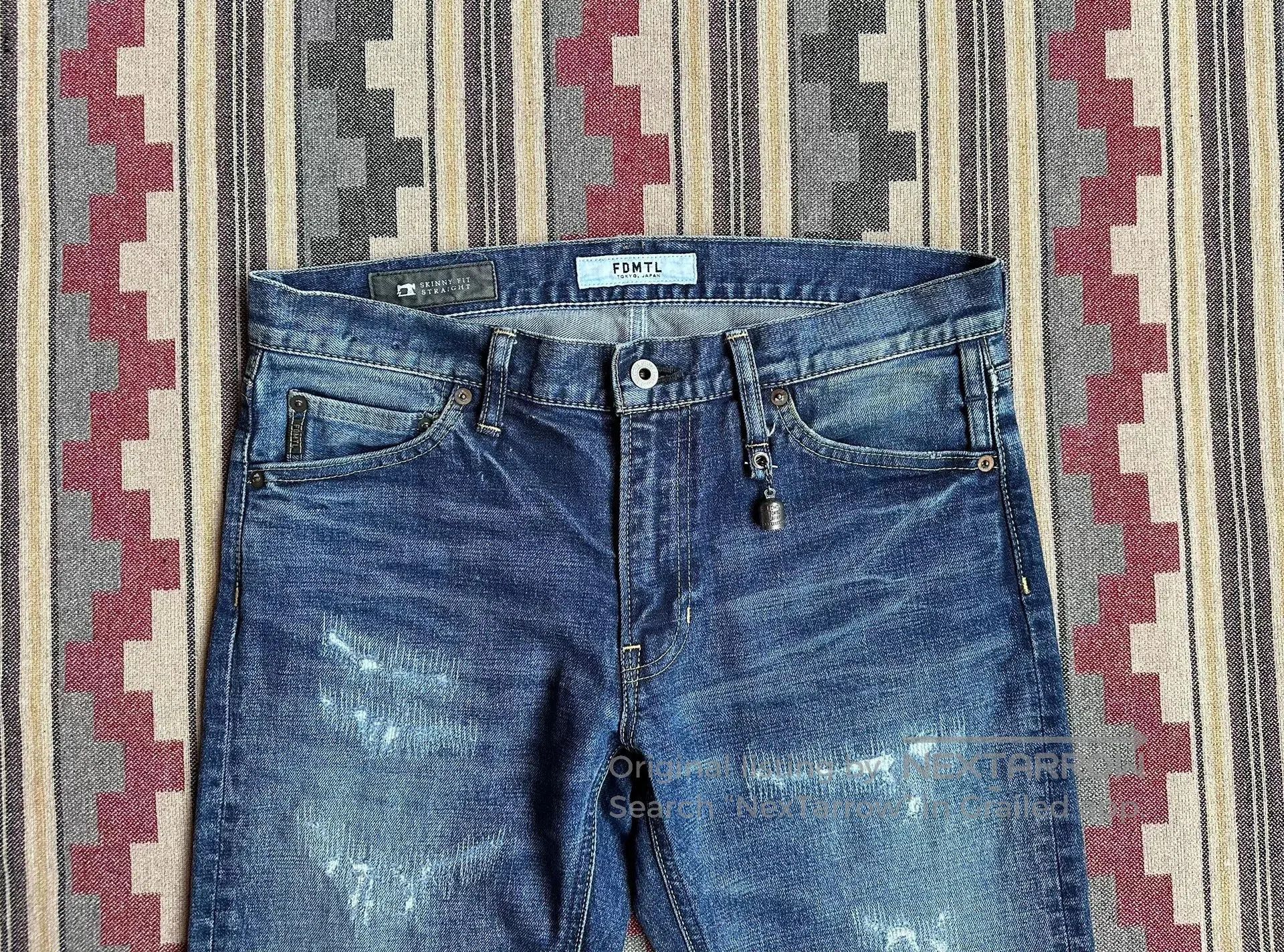 FDMTL fdmtl skinny fit straight jeans vintage style. Size US 30 / EU 46 - 3 Thumbnail