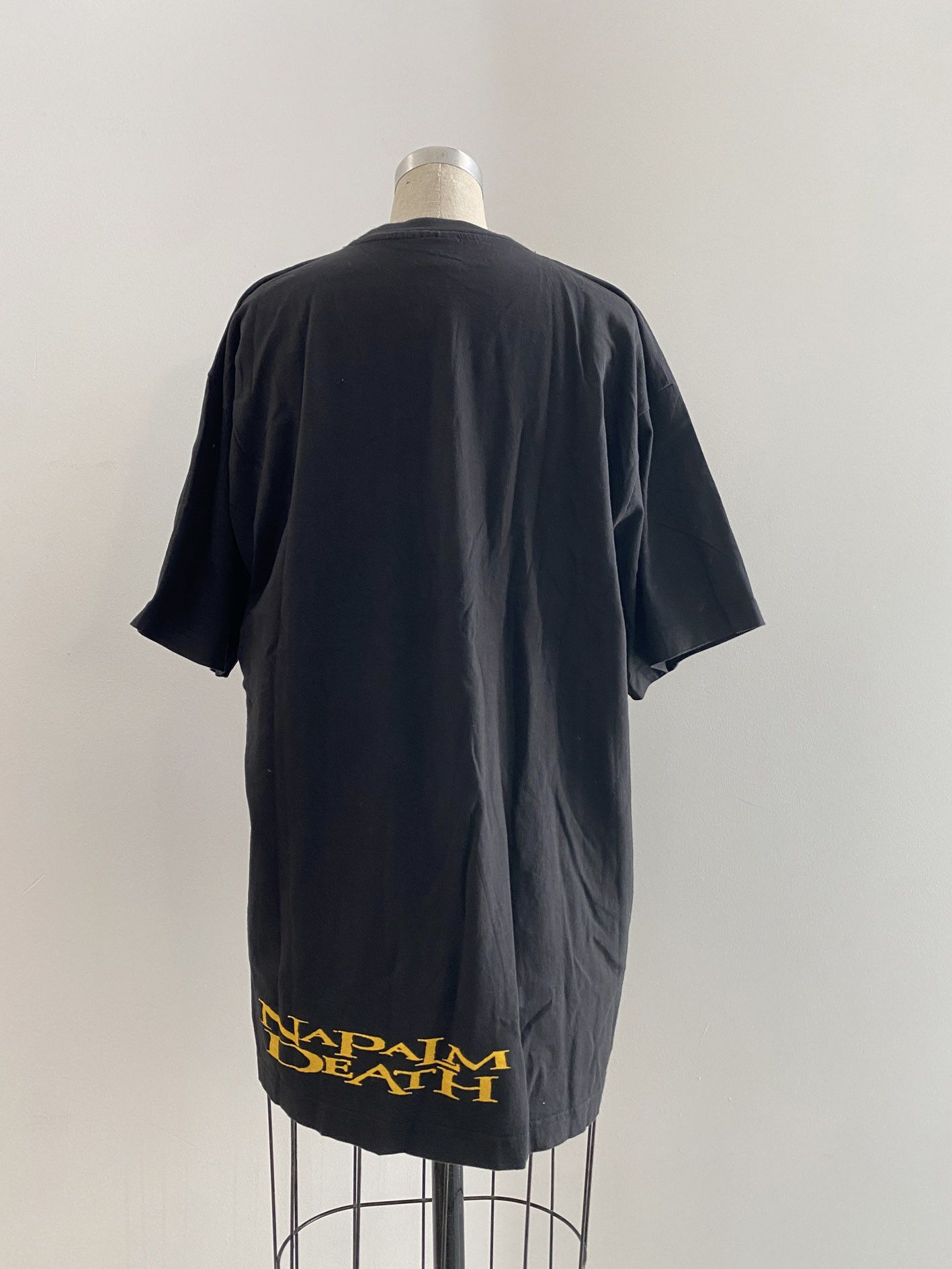 Vintage 90s Vintage Napalm Death T-shirt Size US XL / EU 56 / 4 - 2 Thumbnail