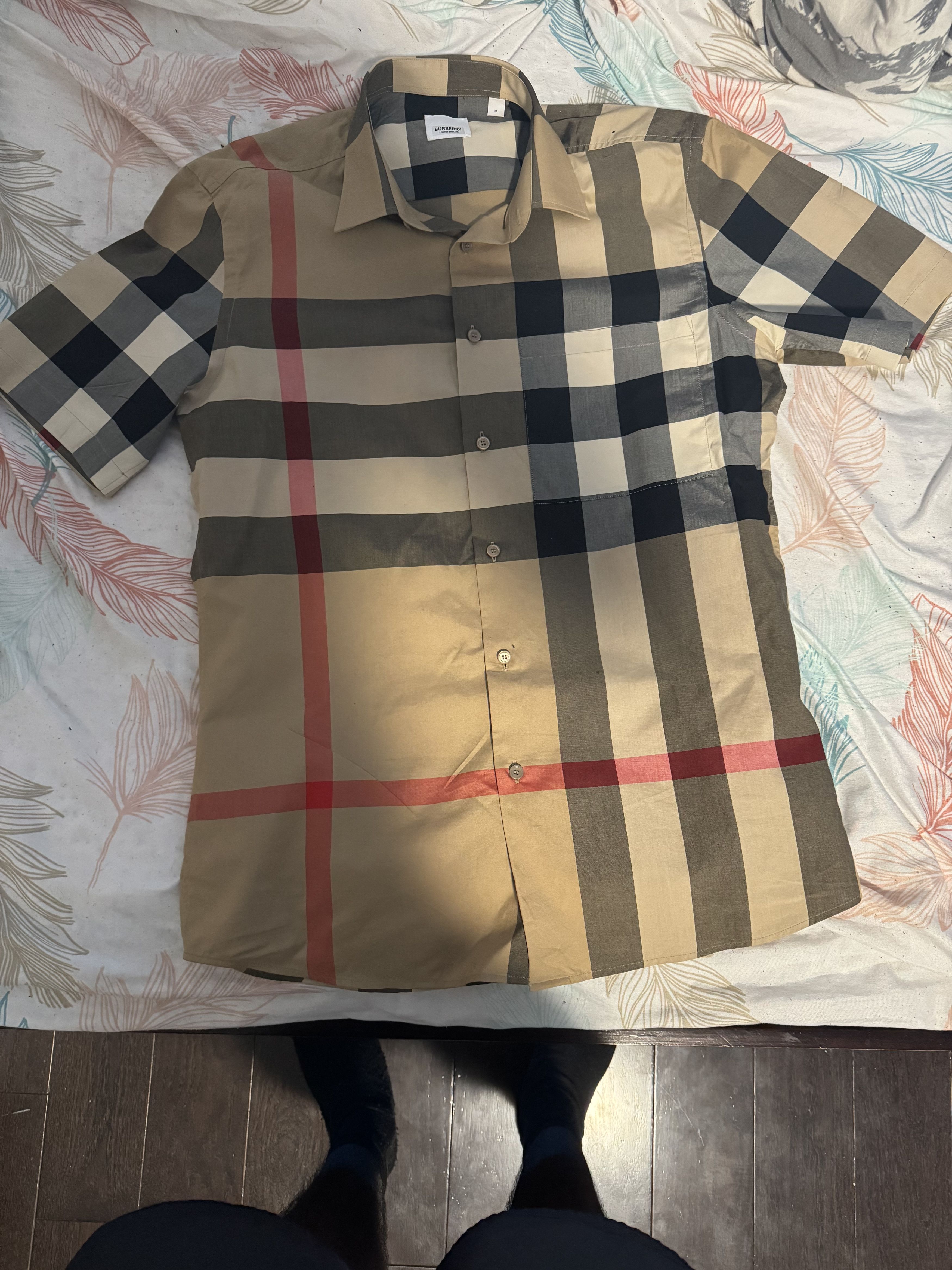 Burberry Slim Fit Check Cotton Shirt Size US M / EU 48-50 / 2 - 4 Thumbnail