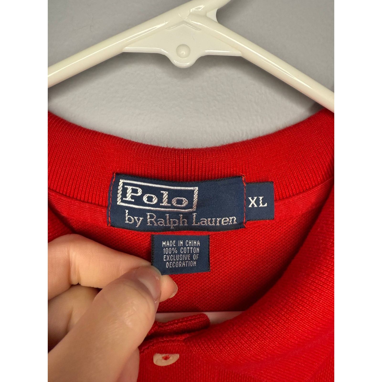 Polo Ralph Lauren POLO Ralph Lauren Classic Fit 100% Cotton Polo Red Mens XL Size US XL / EU 56 / 4 - 6 Thumbnail