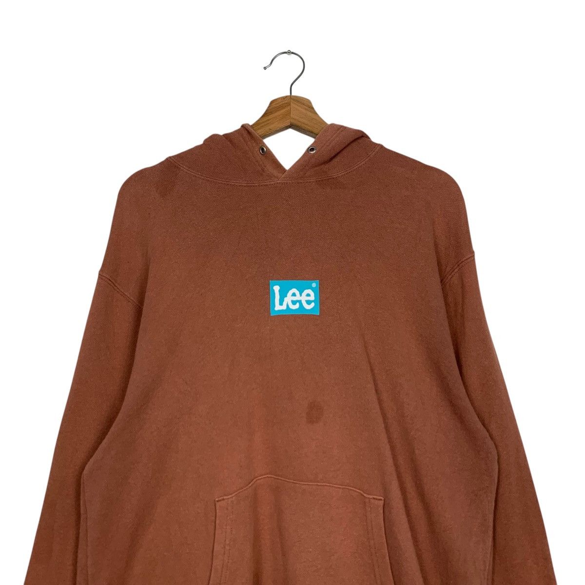 Lee LEE Small Box Logo Pullover Hoodies Sweatshirt #2238-C99 Size US L / EU 52-54 / 3 - 11 Thumbnail