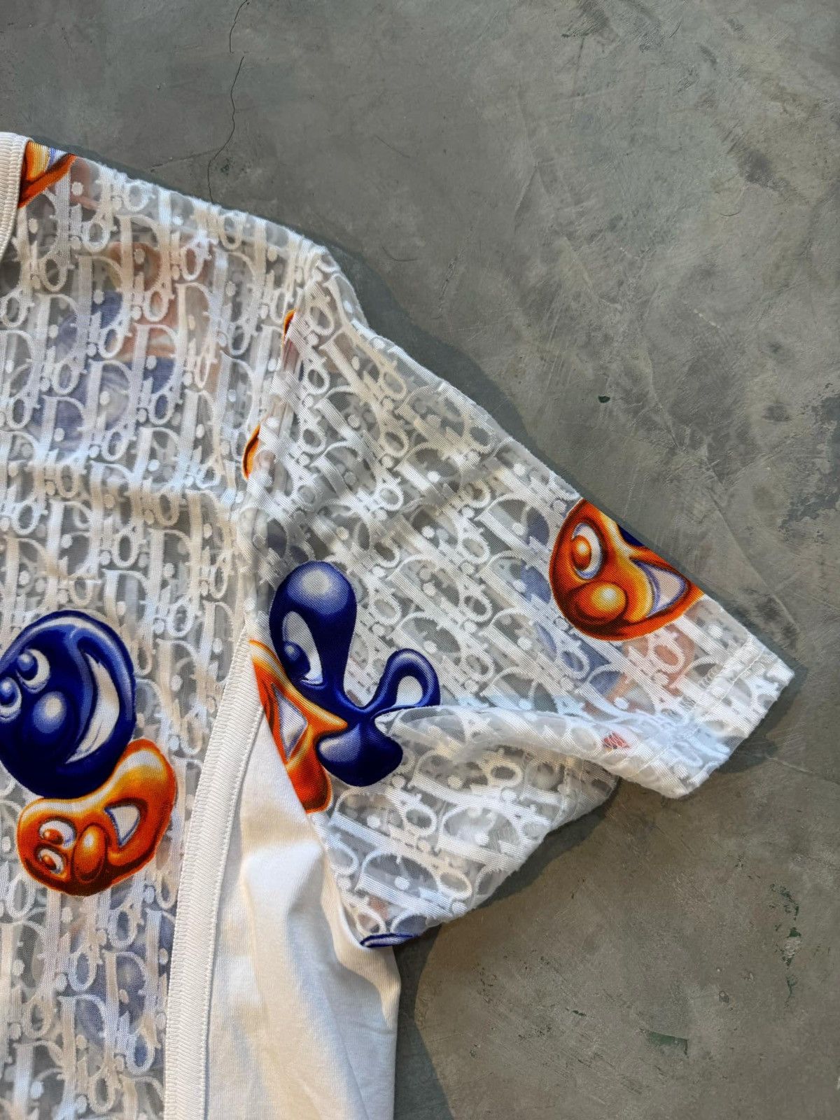 Dior Dior x Kenny Scharf See Thru Monogram tee Size US L / EU 52-54 / 3 - 4 Thumbnail