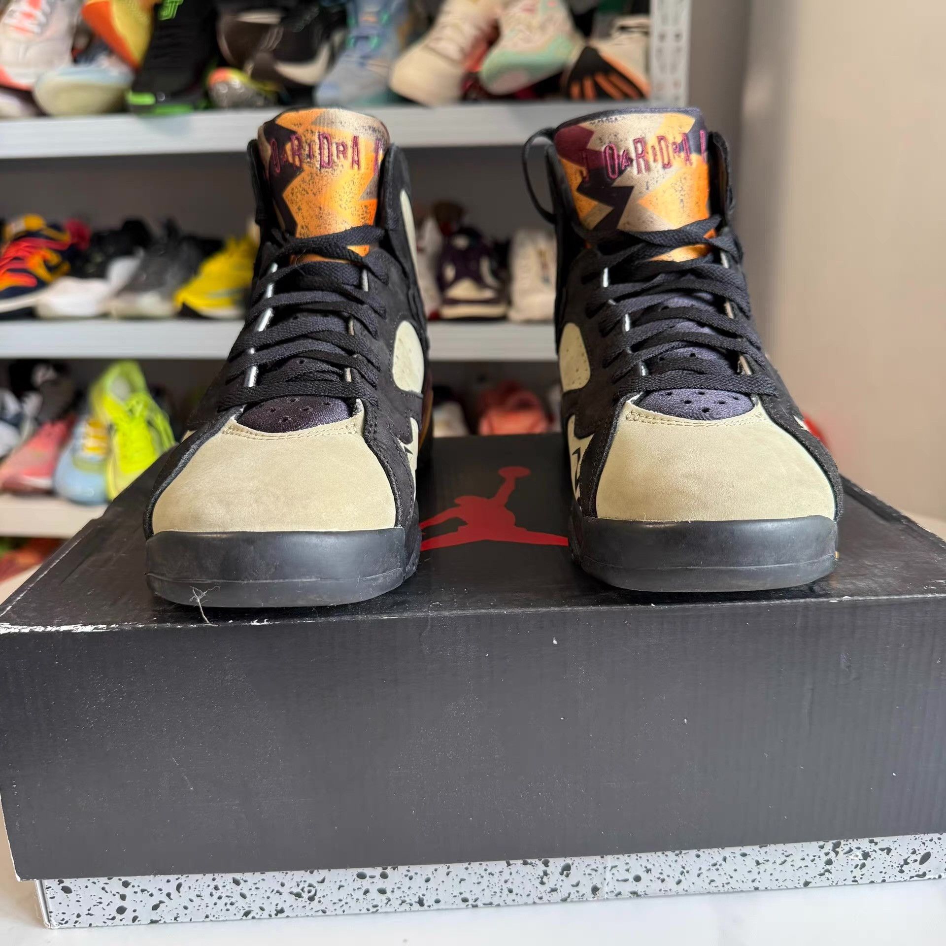 Nike Air Jordan 7 Black Olive, with original box Q10 Size US 7 / EU 40 - 2 Thumbnail