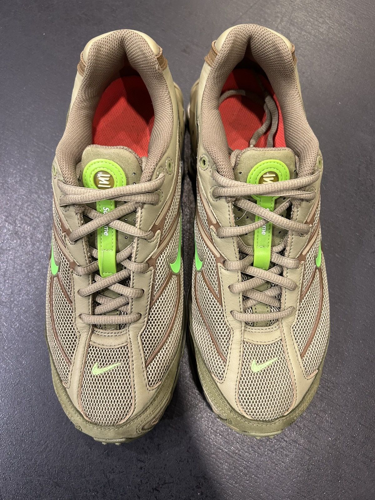 Nike × Supreme Nike X Supreme Shox Ride 2 SP ‘Olive’ Size US 8.5 / EU 41-42 - 6 Thumbnail