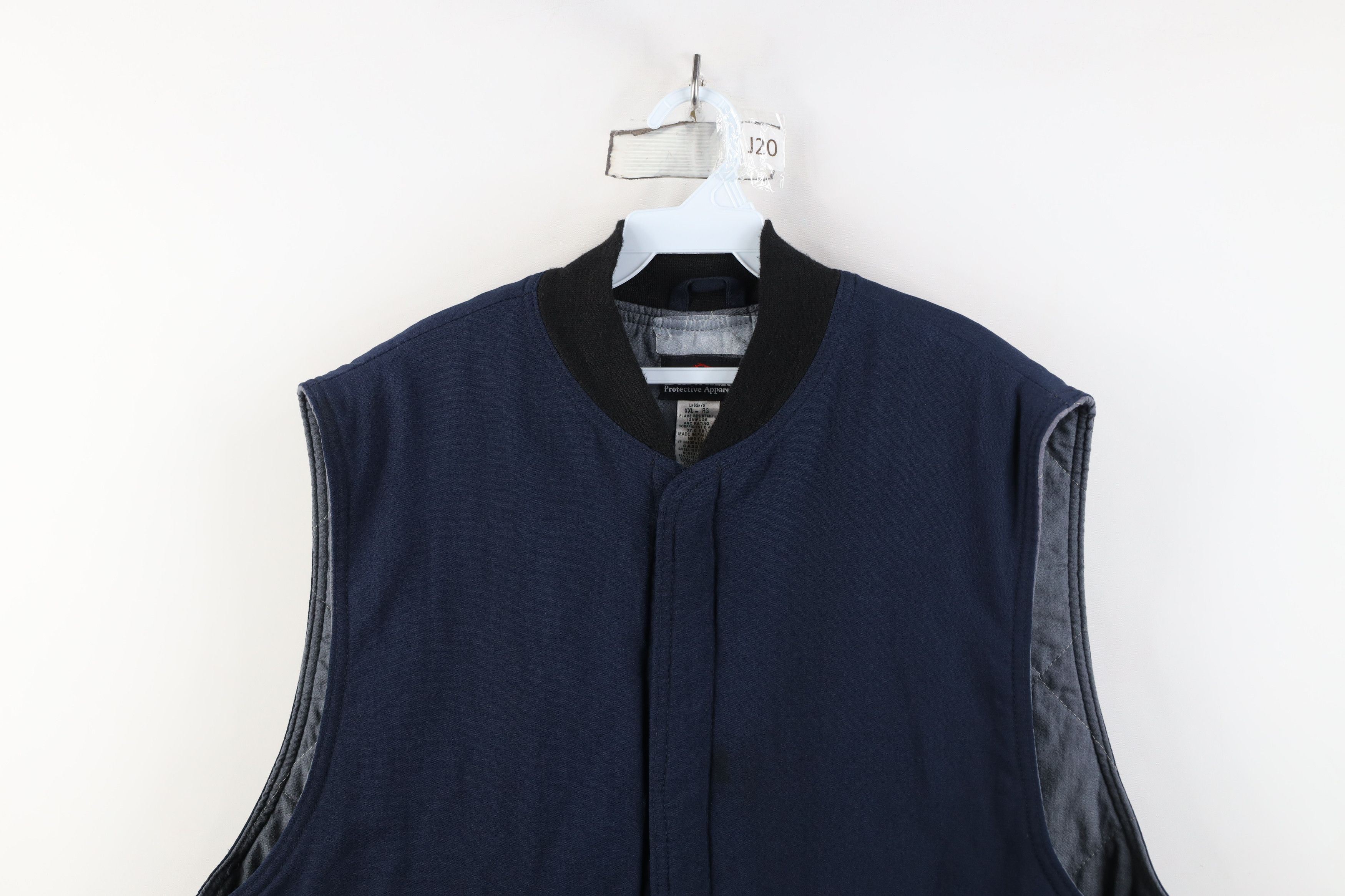 Vintage Bulwark FR Fire Flame Resistant Workwear Vest Jacket Size US XXL / EU 58 / 5 - 2 Thumbnail