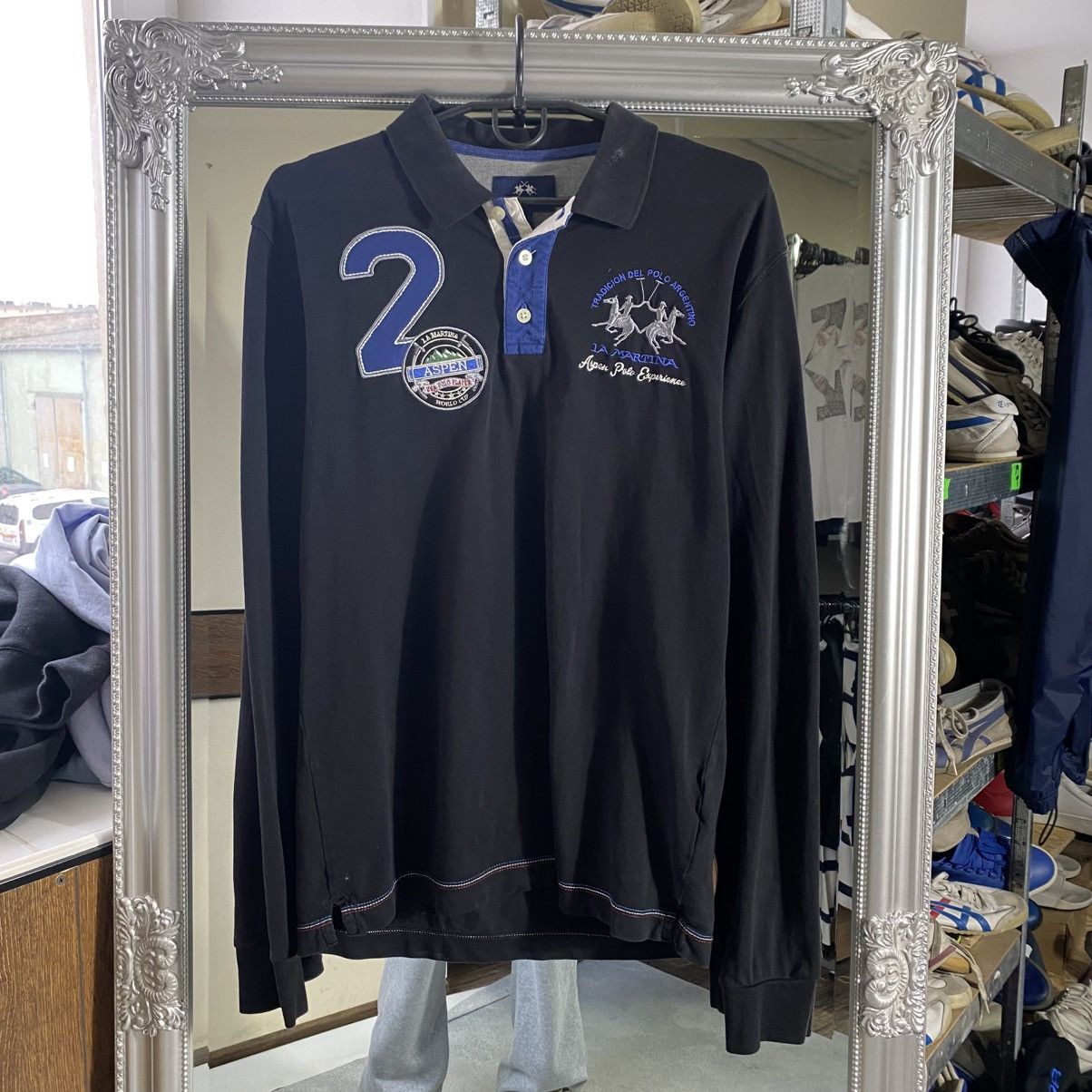 La Martina Vintage La Martina long sleeve rugby polo t shirt Size US L / EU 52-54 / 3 - 1 Thumbnail