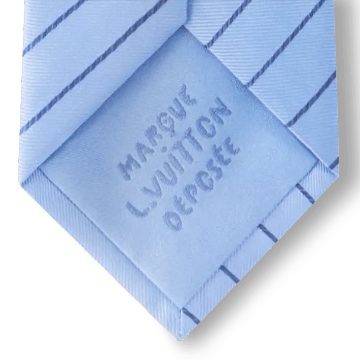Louis Vuitton Monogram Pinstripes Tie - 148 x 7 cm Size ONE SIZE - 4 Thumbnail