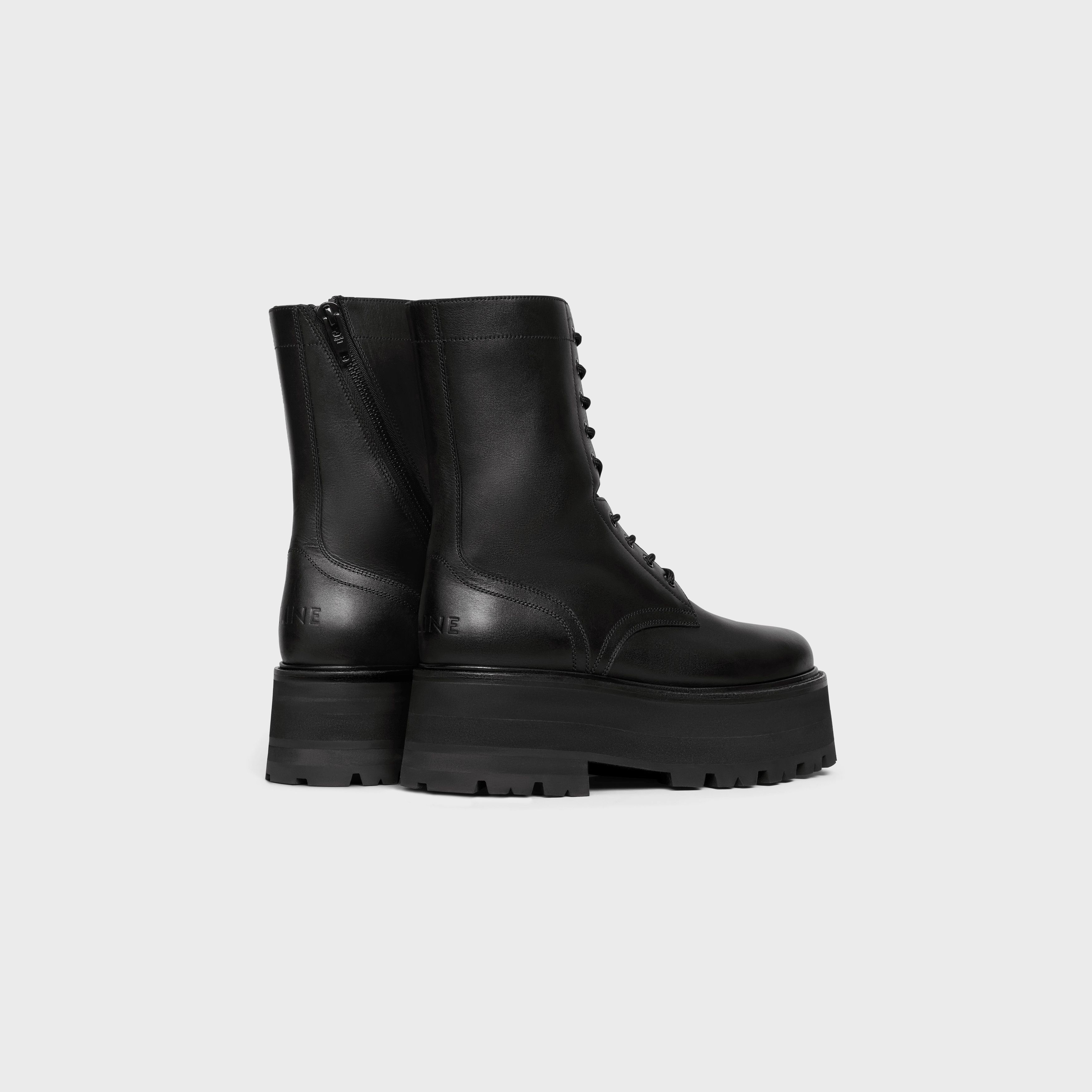 Celine o1bcso1str0824 Bulky Maxx Lace-up Boots in Black Size US 6 / EU 39 - 3 Thumbnail