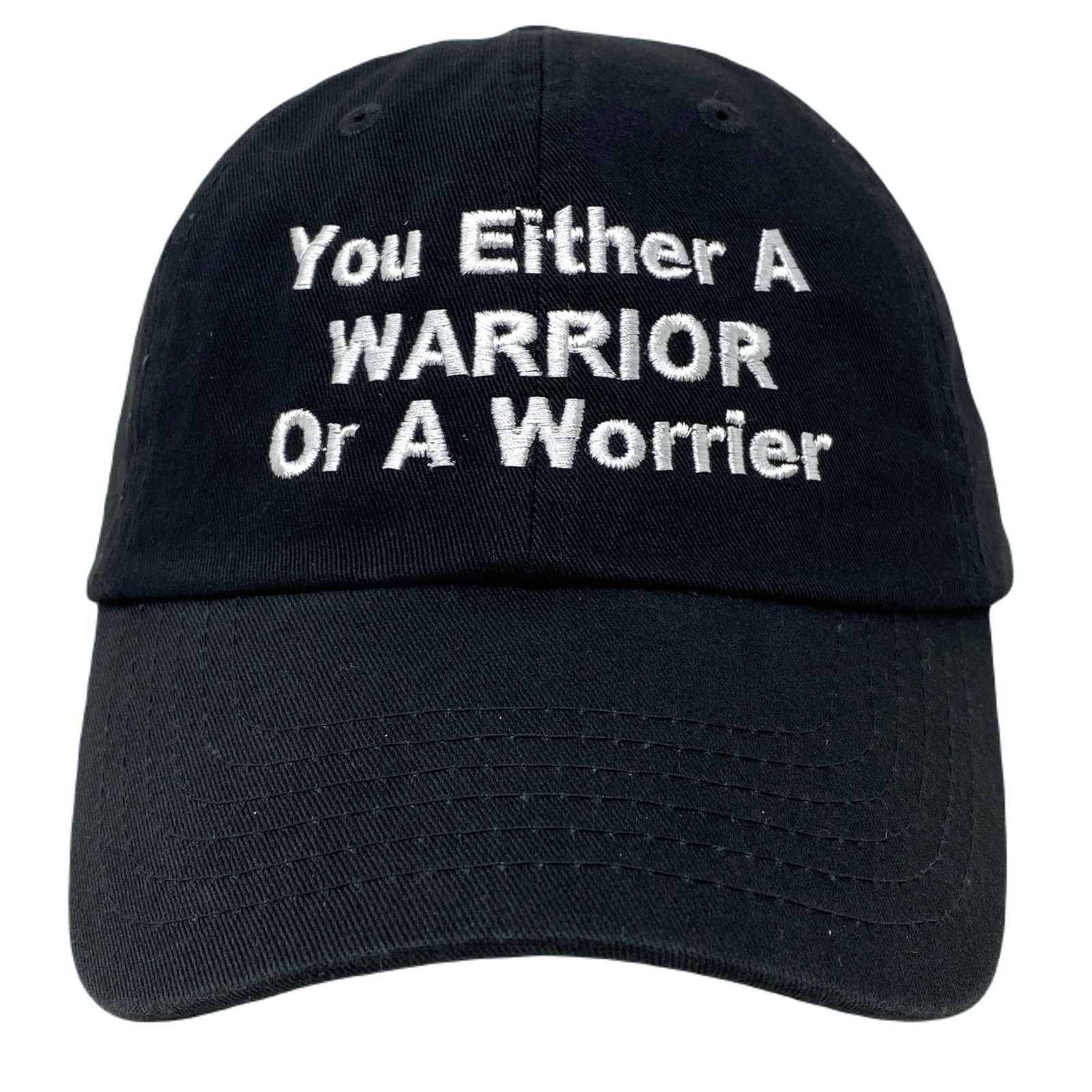 Other WARRIOR Or Worrier Dad Hat Size ONE SIZE - 3 Thumbnail