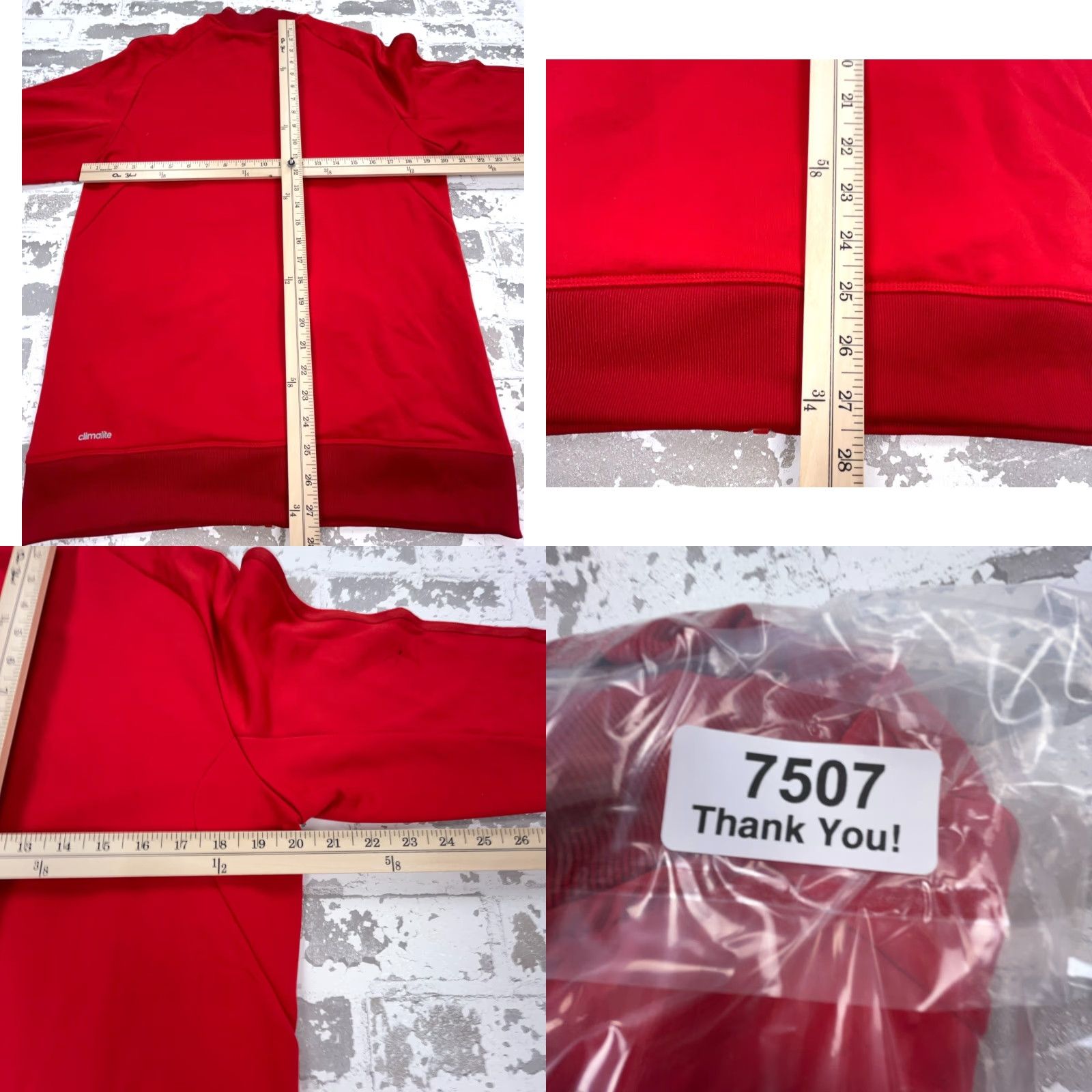 Adidas Adidas Jacket Men Medium Red Yellow Track Sweatshirt Warm Up Soccer Adult * Track Jacket Men Medium Red Yellow Adidas Size US M / EU 48-50 / 2 - 8 Thumbnail