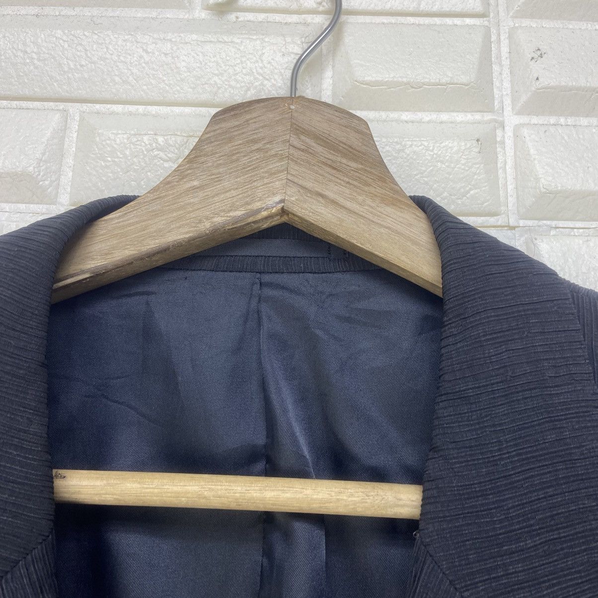 Japanese Brand Japanese Brand Pleat Please Style Pleated Blazer Coat Size US M / EU 48-50 / 2 - 7 Thumbnail