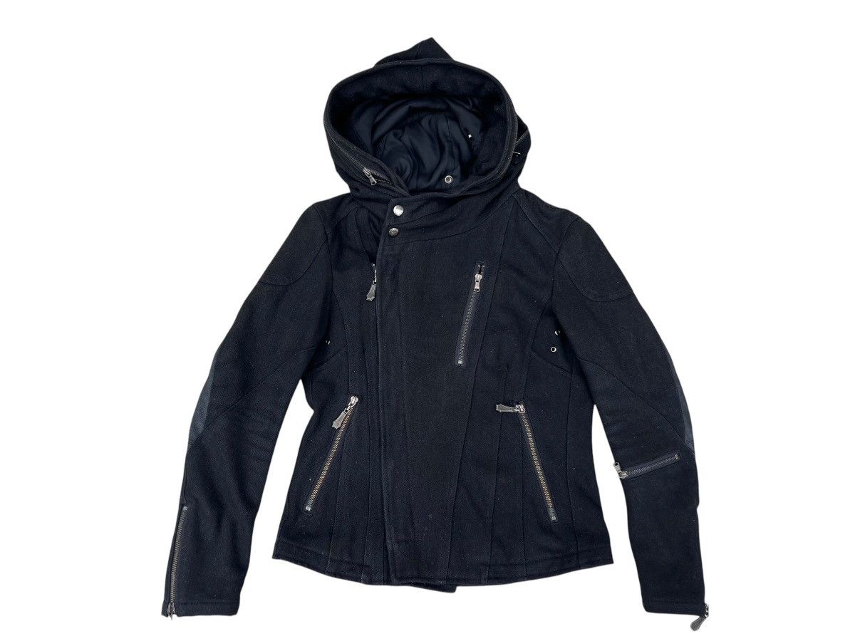 Jackrose coating leather hoodie jacket Jackrose bondage leather