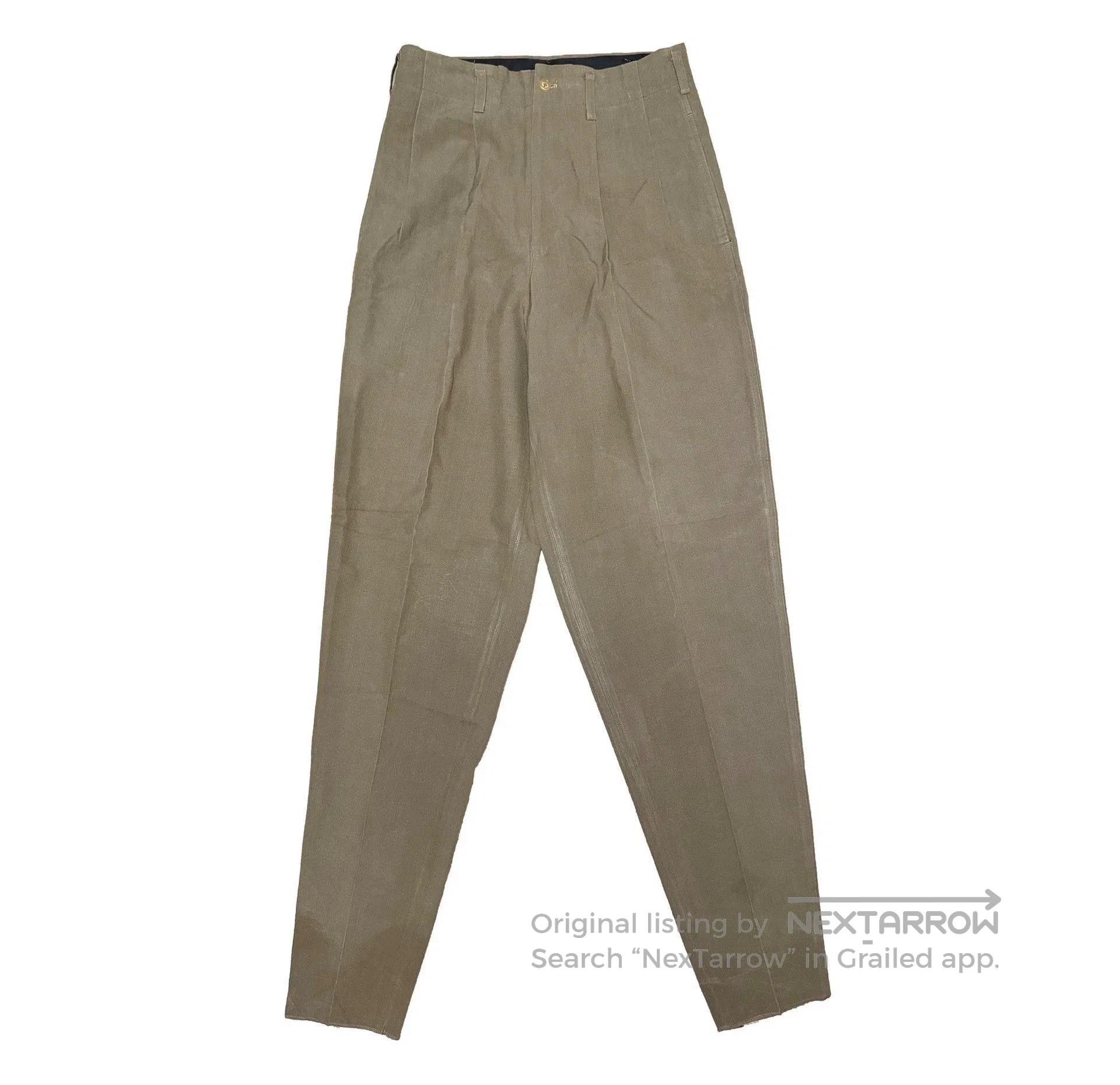 Yohji Yamamoto Beige Casual Pants Size 30. Size US 30 / EU 46 - 1 Thumbnail
