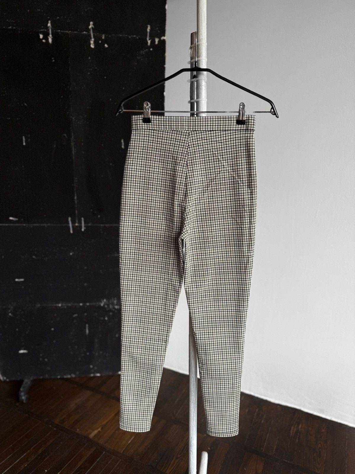 Designer × Zara Zara Womens Checkered Trousers Pants Zipper Closure Size 26" / US 2 / IT 38 - 3 Thumbnail