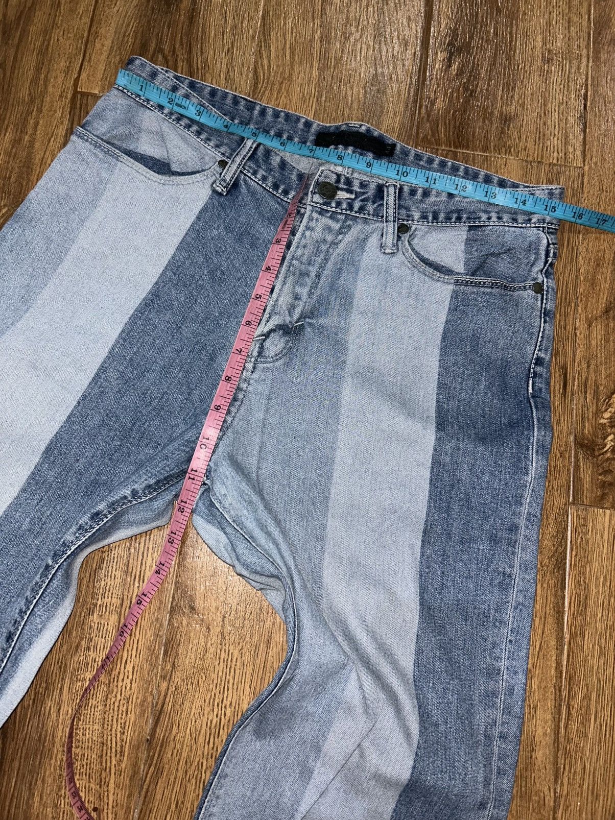 GOSTAR DE FUGA Gostar de Fuga Paneled Straight Denim Pants Size US 30 / EU 46 - 15 Thumbnail