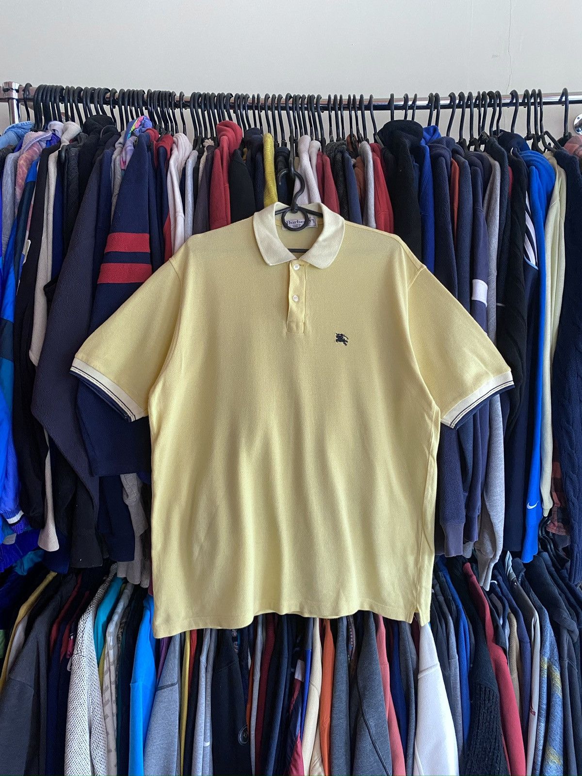 Burberry VINTAGE BURBERRYS POLO SHIRT 90s Size US L / EU 52-54 / 3 - 1 Thumbnail