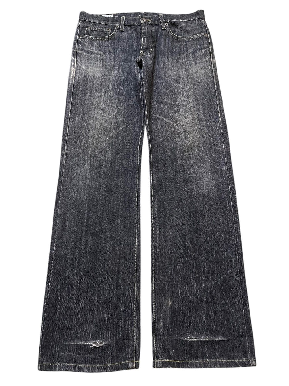 Edwin Vintage Edwin 402 Faded Wash Style Loose Jeans Size US 34 / EU 50 - 1 Thumbnail