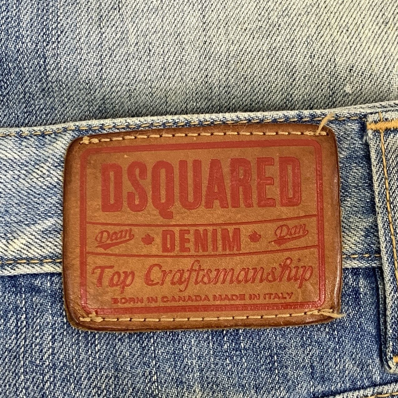 Dsquared2 Dsquared2 Light Blue Washed Distressed Denim Pants K26WX Size US 36 / EU 52 - 6 Thumbnail