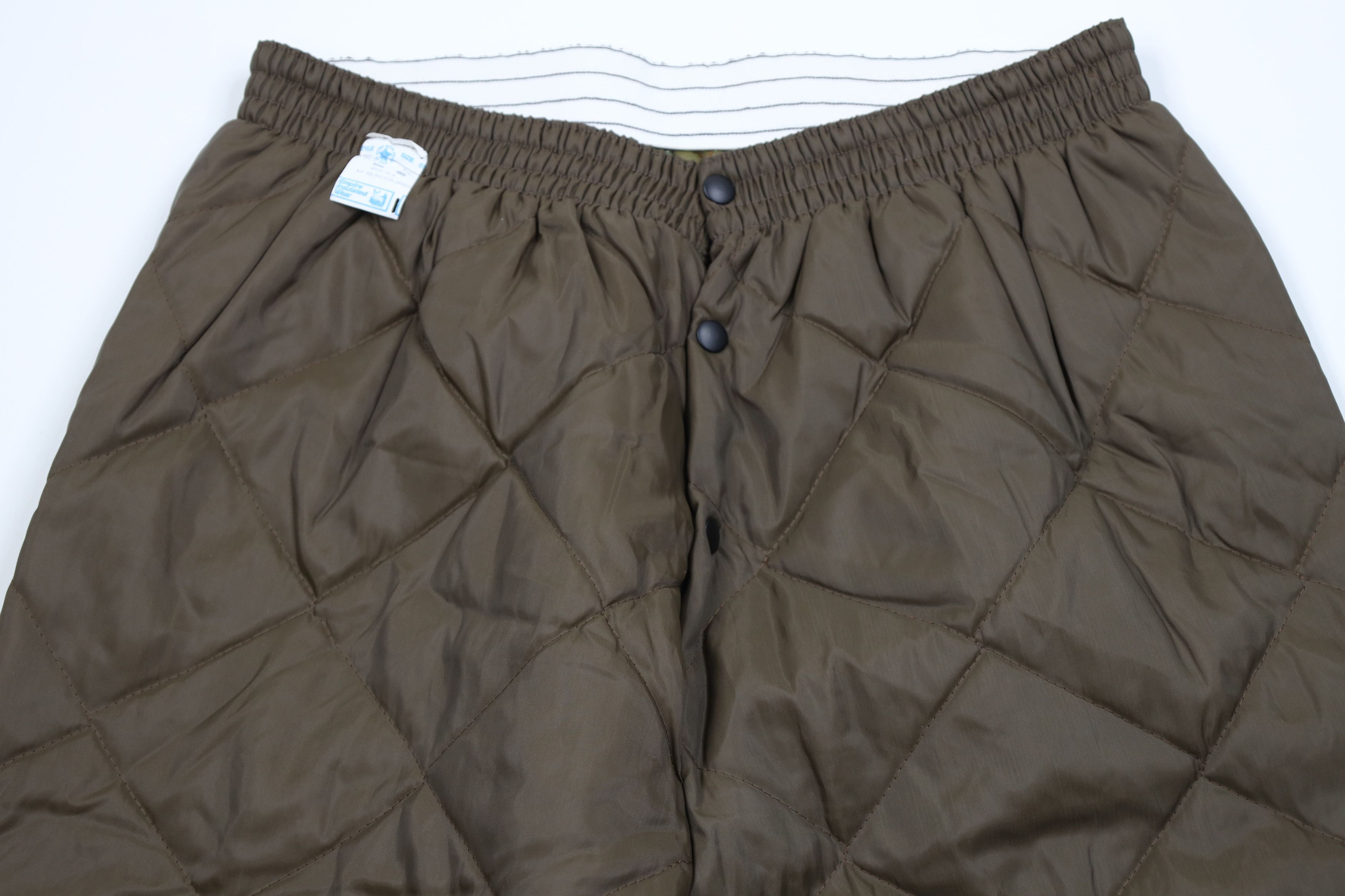 Vintage Vintage 70s Streetwear Insulated Joggers Pants Brown USA Size US 38 / EU 54 - 2 Thumbnail