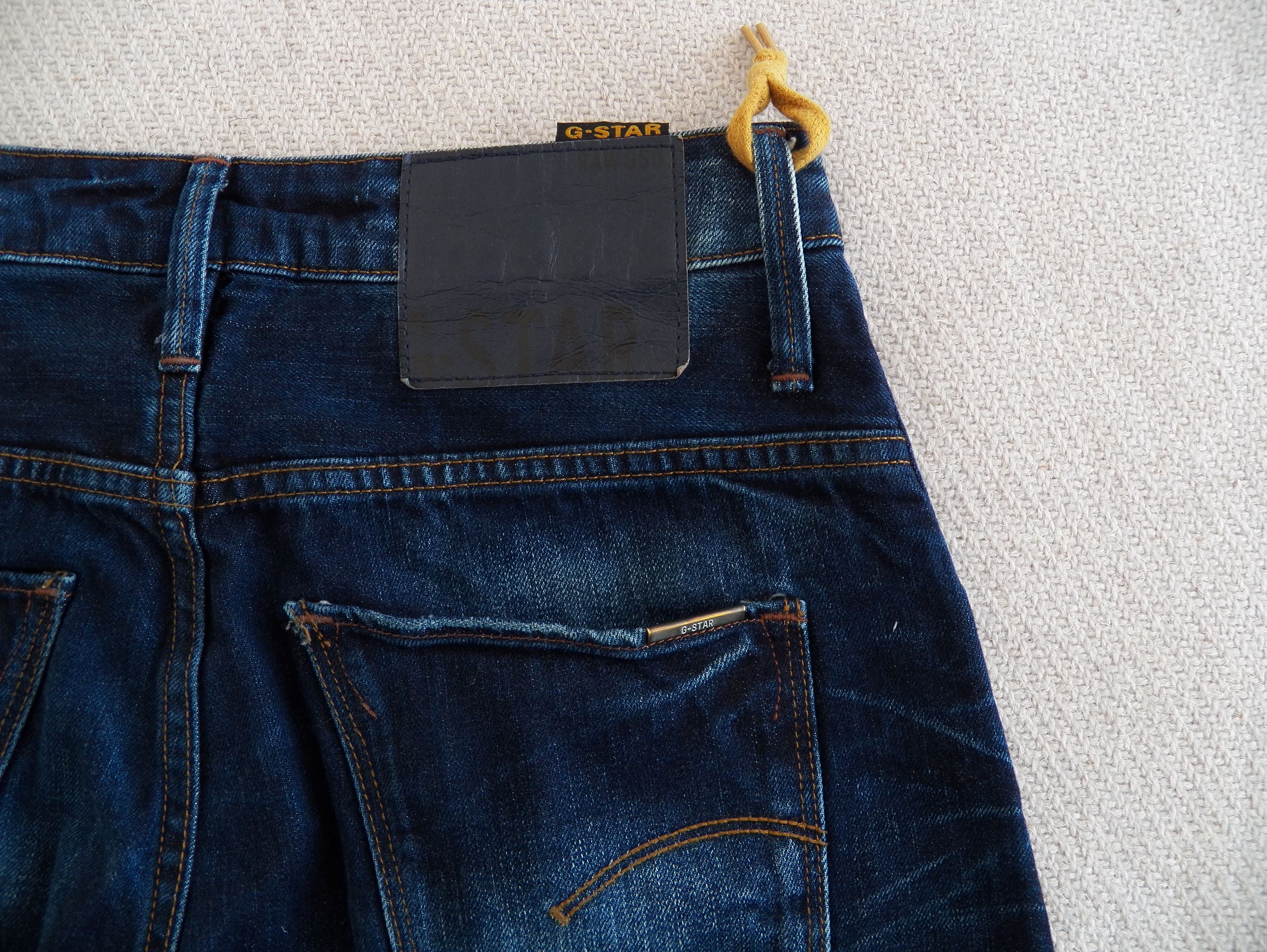 G-Star G-Star RAW Arc 3D Slim Jeans W28 L32 Indigo Aged Distressed Size US 28 / EU 44 - 5 Thumbnail