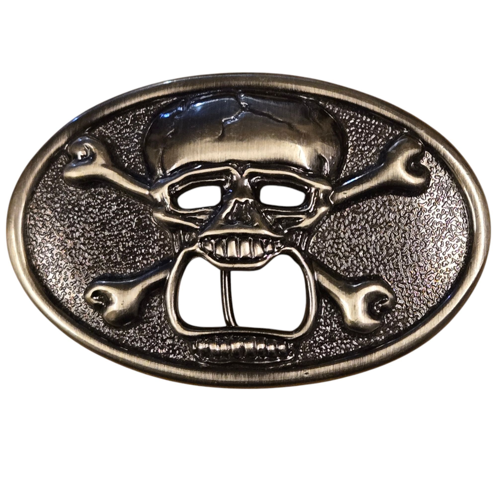 Other Skull and Crossbones Belt Buckle Beer Bottle Opener Biker Co Size ONE SIZE - 1 Thumbnail
