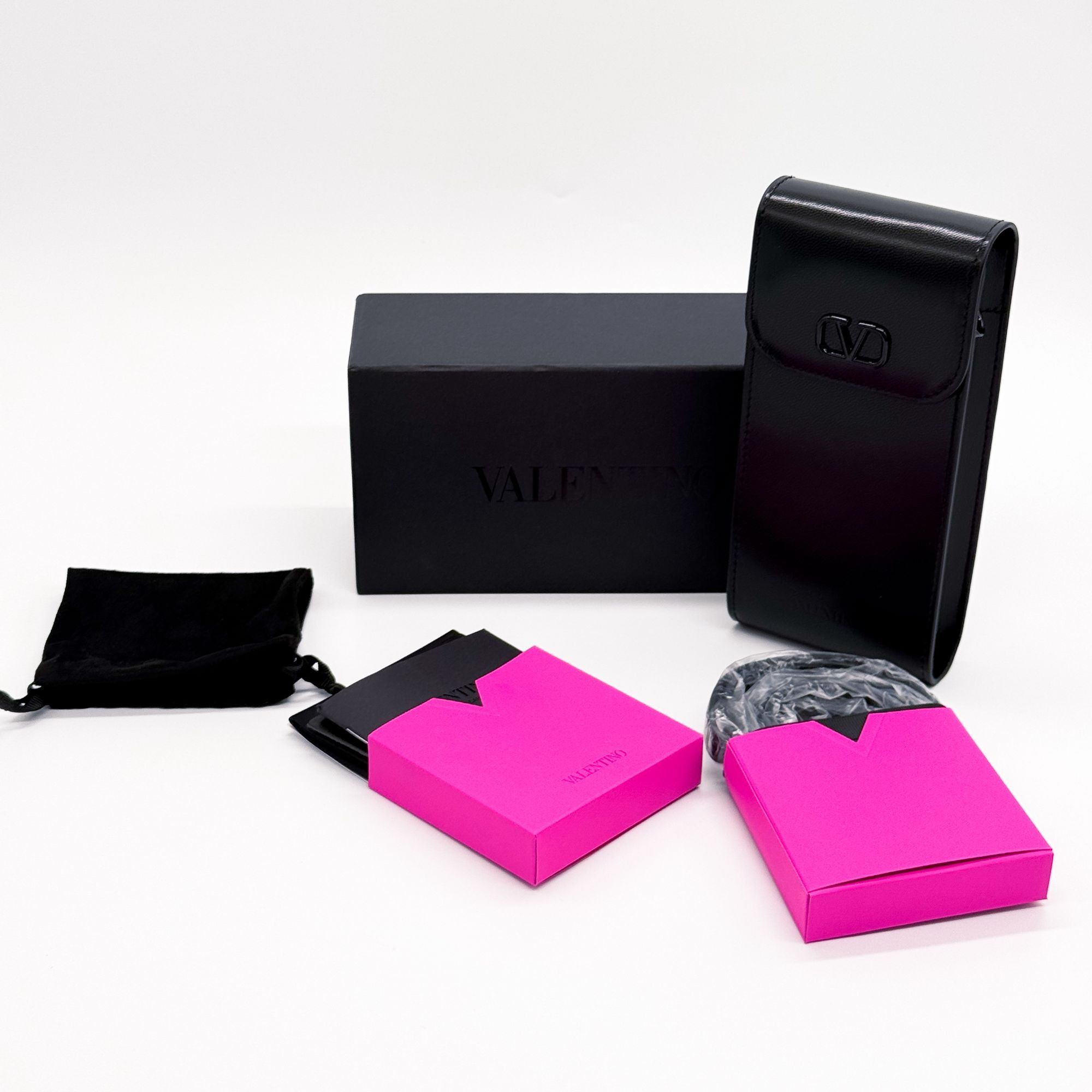 Valentino NEW VALENTINO EYEGLASSES V-STUD-II VLX-133B BLACK UNISEX AVI Size ONE SIZE - 12 Thumbnail