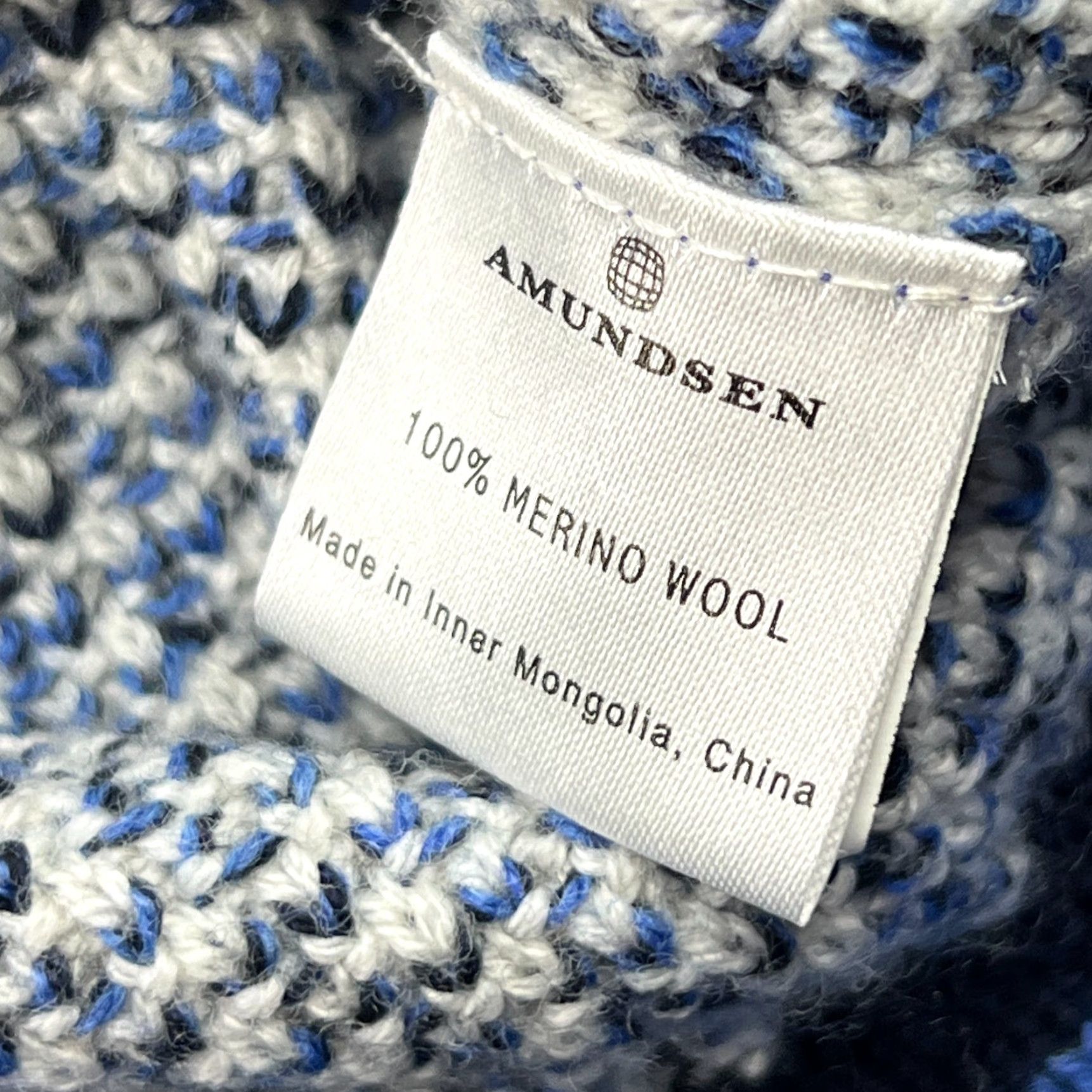Amundsen Amundsen Sports Oslo Mens Sweater XL 100% Merino Wool Knitted Crewneck Multicolor Knitted Pullover Mens XL Merino Wool Crew Neck Norway Size US XL / EU 56 / 4 - 7 Thumbnail